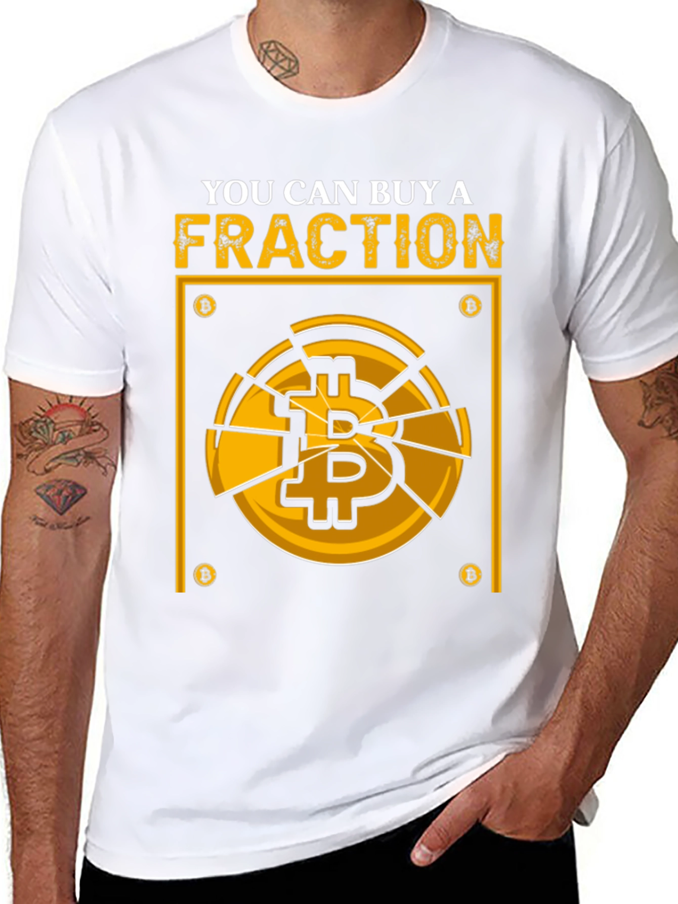 Bitcoin Fraction T-Shirt - Crypto Currency Tee