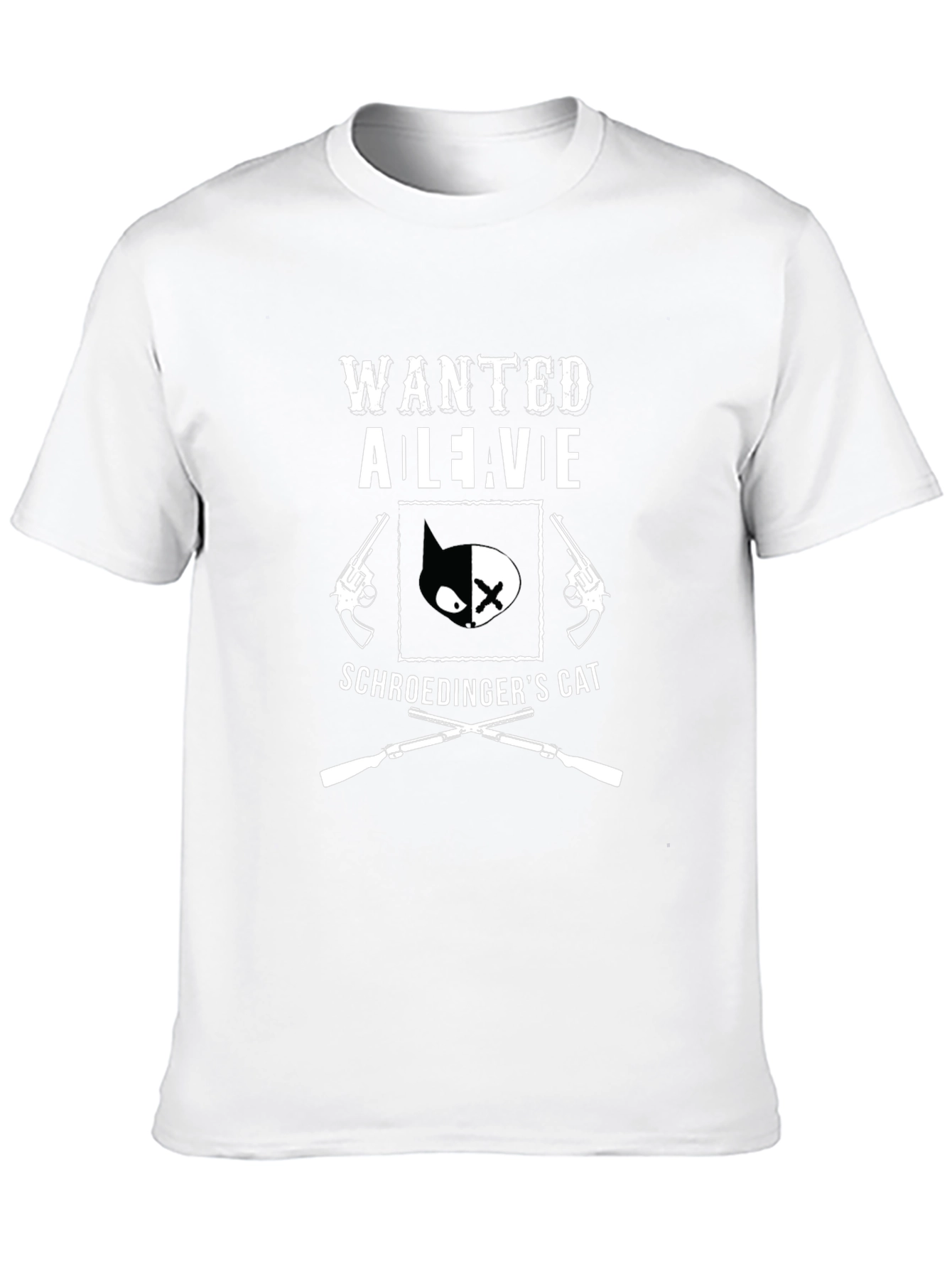 Wanted Alive Schrödingers Cat Graphic Tee