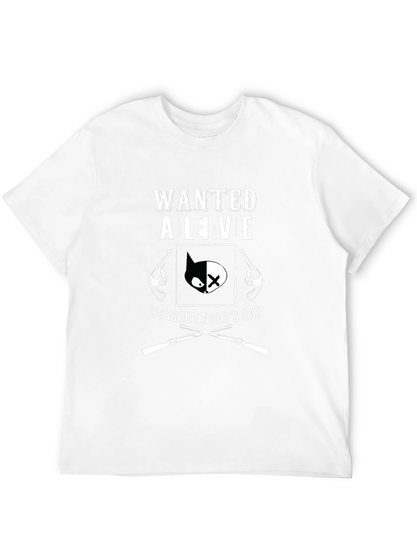 Wanted Alive Schrödingers Cat Graphic Tee