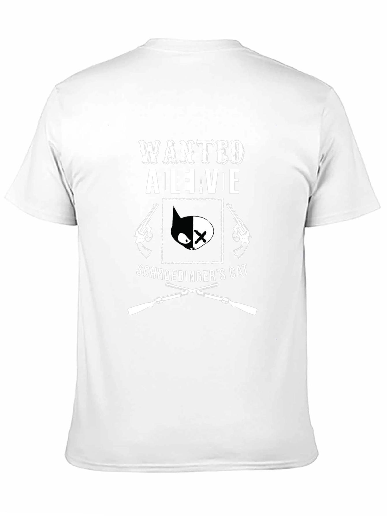 Wanted Alive Schrödingers Cat Graphic Tee