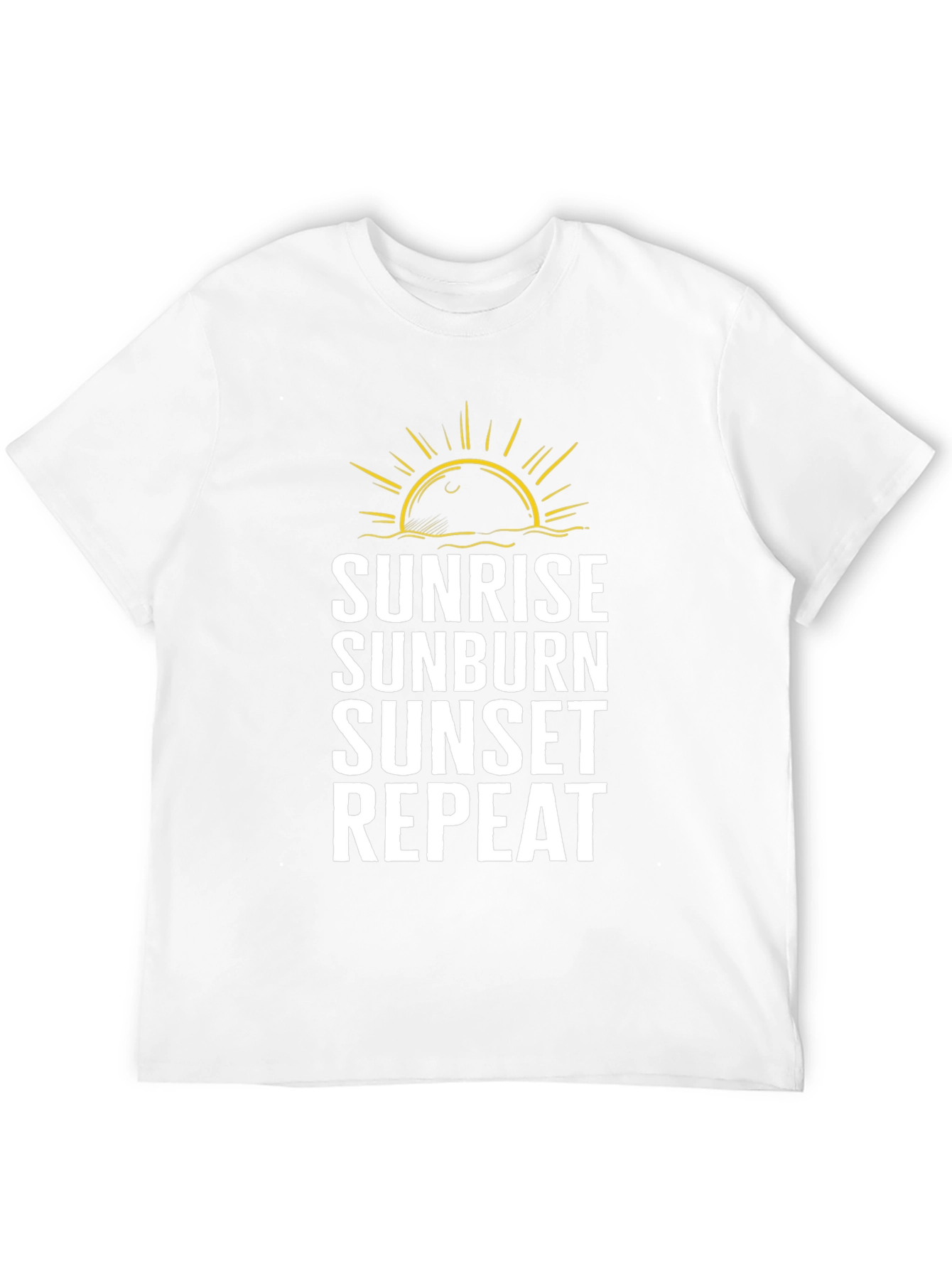 Sunrise Sunburn Sunset Repeat Graphic Tee