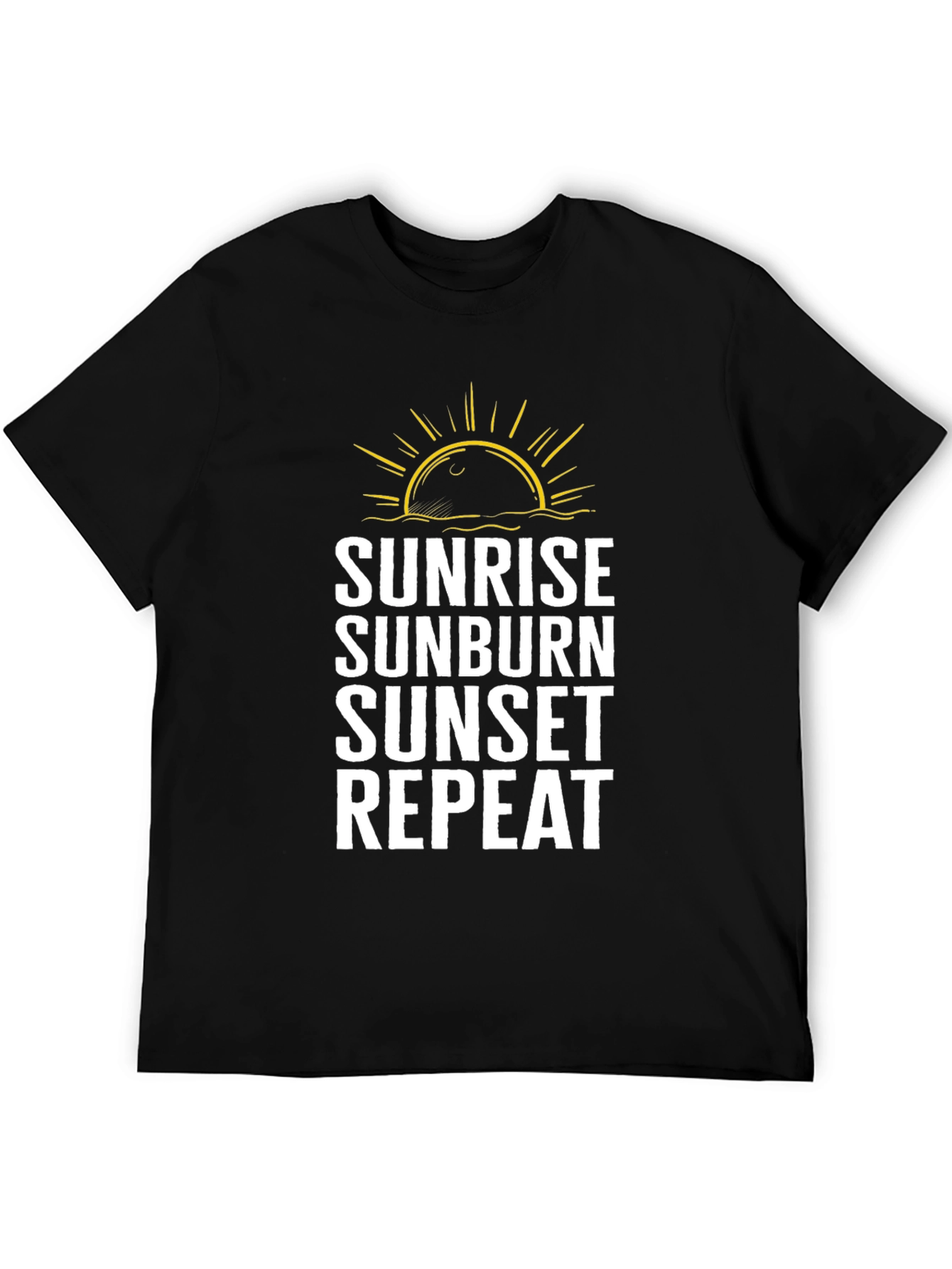 Sunrise Sunburn Sunset Repeat Graphic Tee