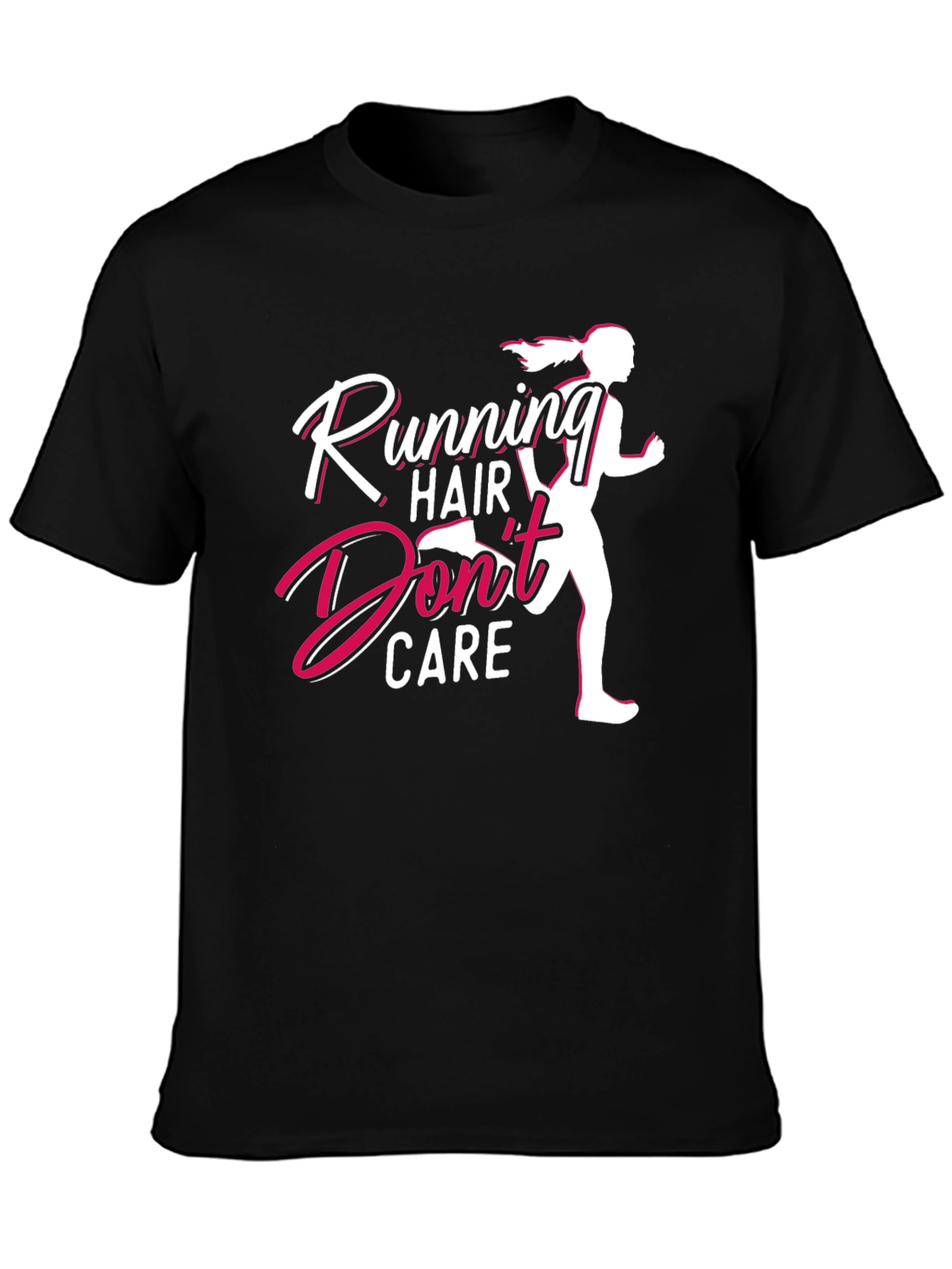 Running Hair Dont Care Graphic Tee