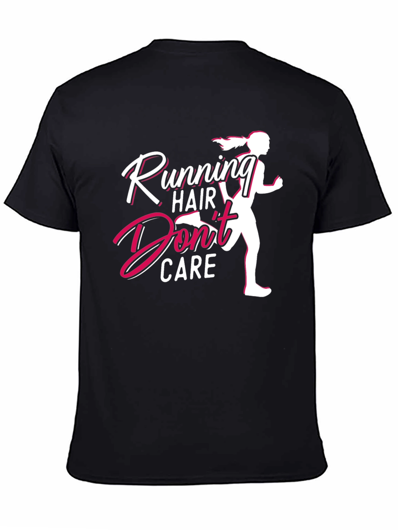 Running Hair Dont Care Graphic Tee