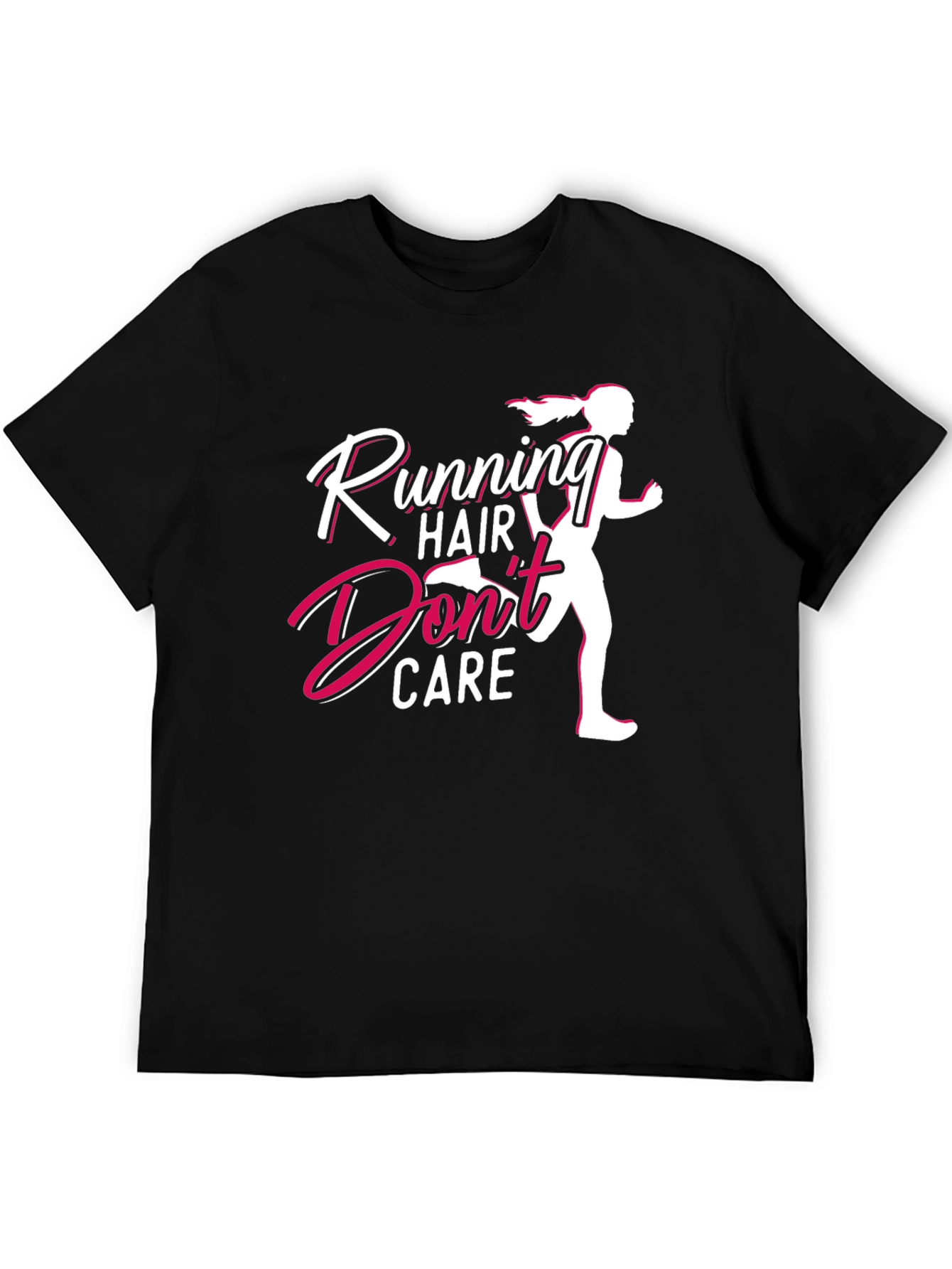 Running Hair Dont Care Graphic Tee