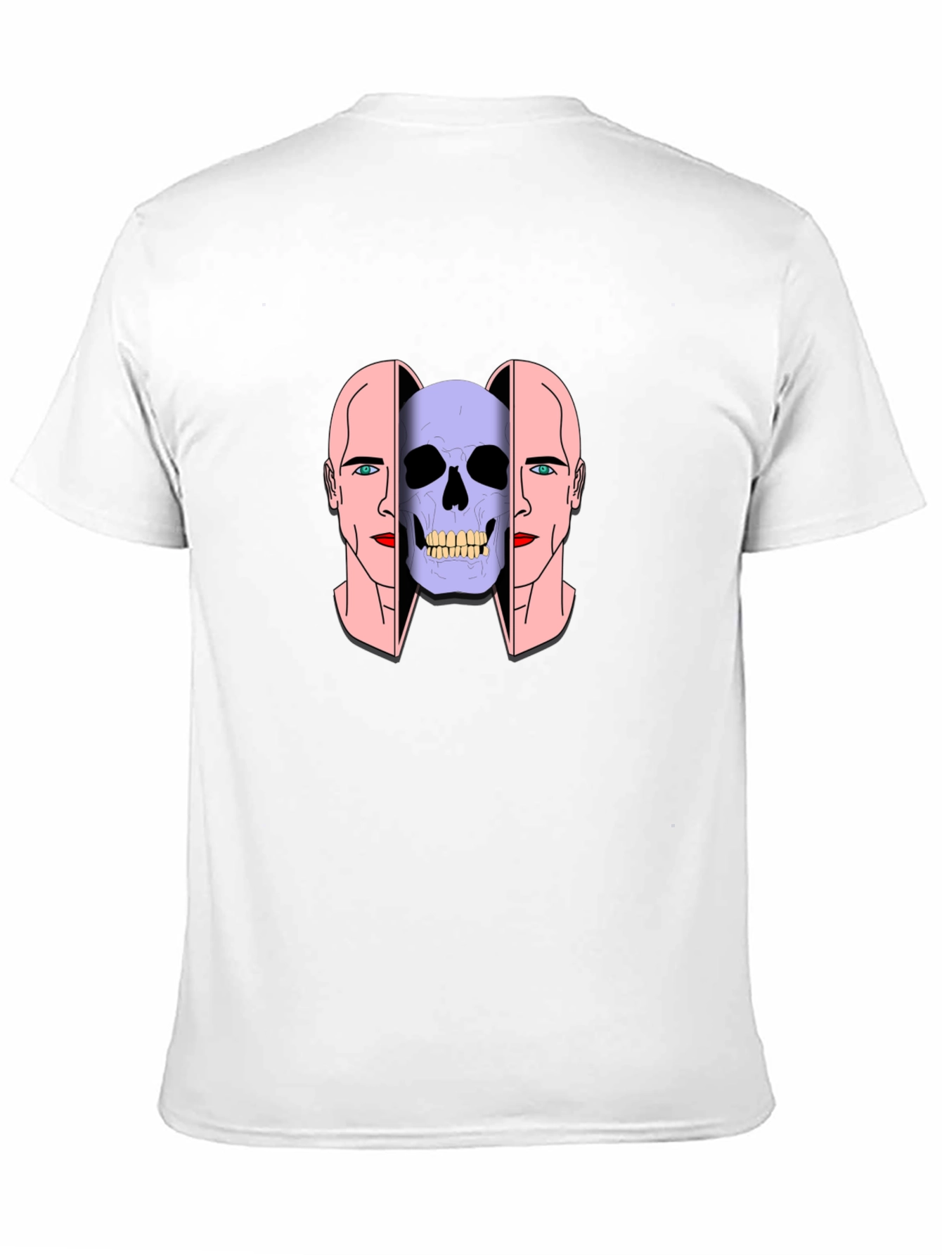 Skull Head Graphic Tee - Unisex Black T-Shirt