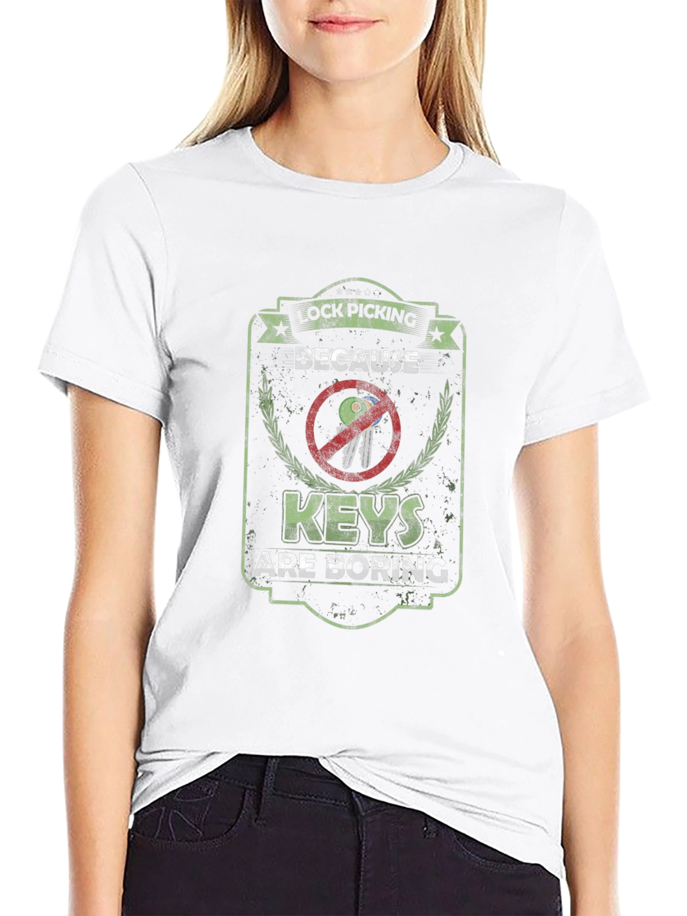 Lock Picking T-Shirt - Because Keys are Boring