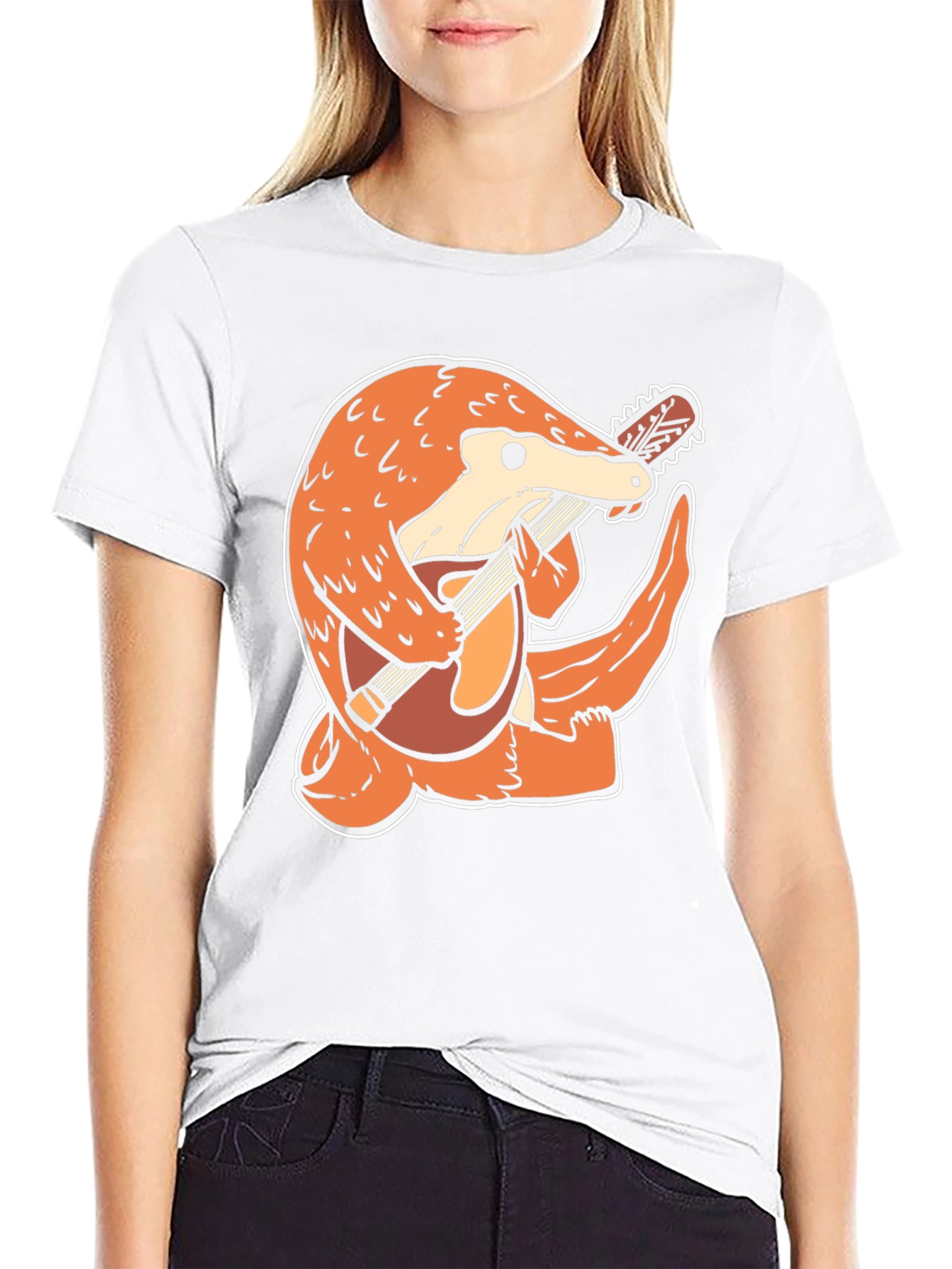 Aardvark Guitarist Black T-Shirt