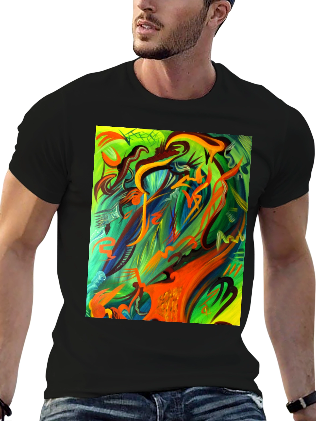 Abstract Art Graphic Tee - Unique & Stylish