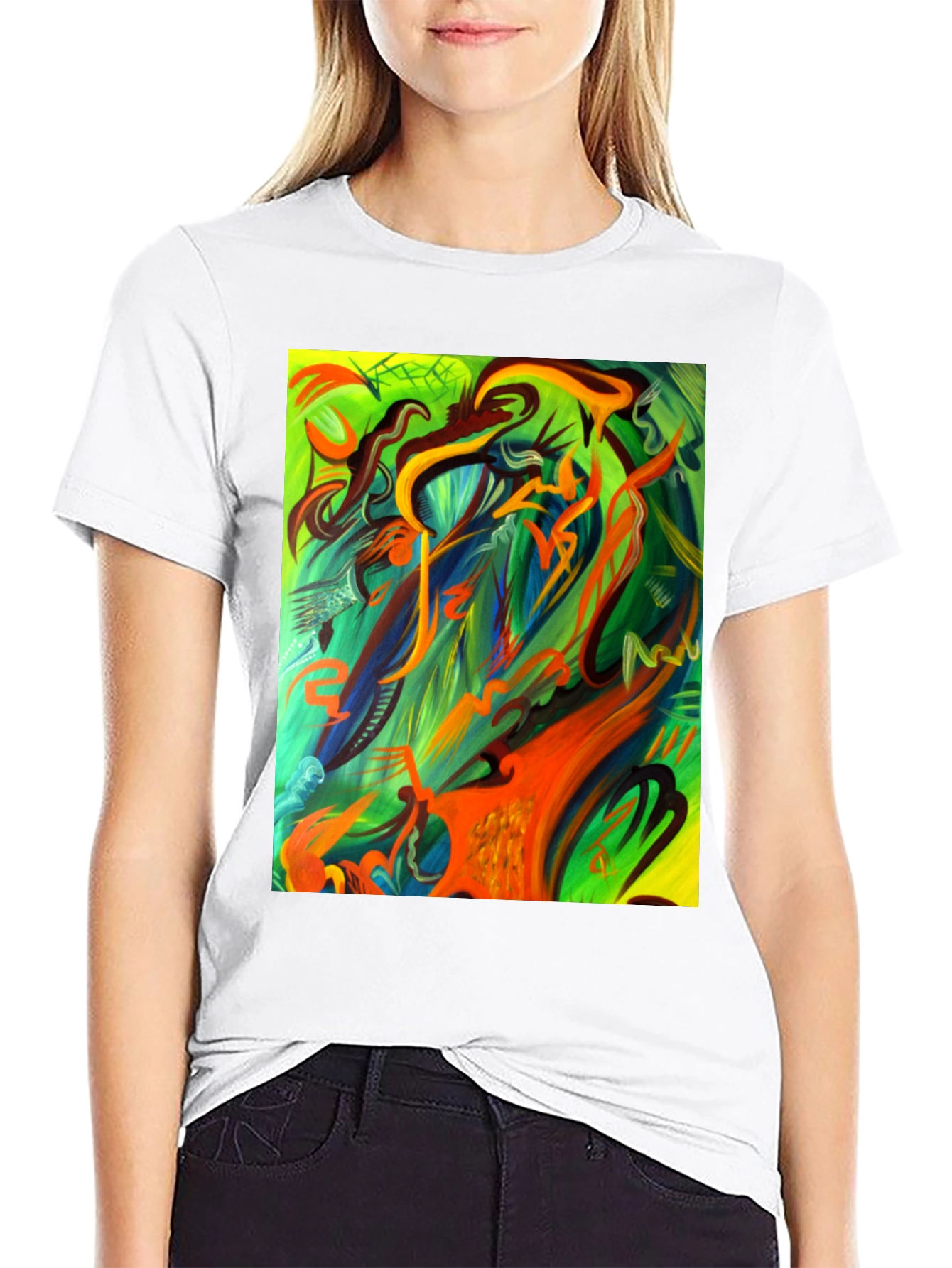 Abstract Art Graphic Tee - Unique & Stylish
