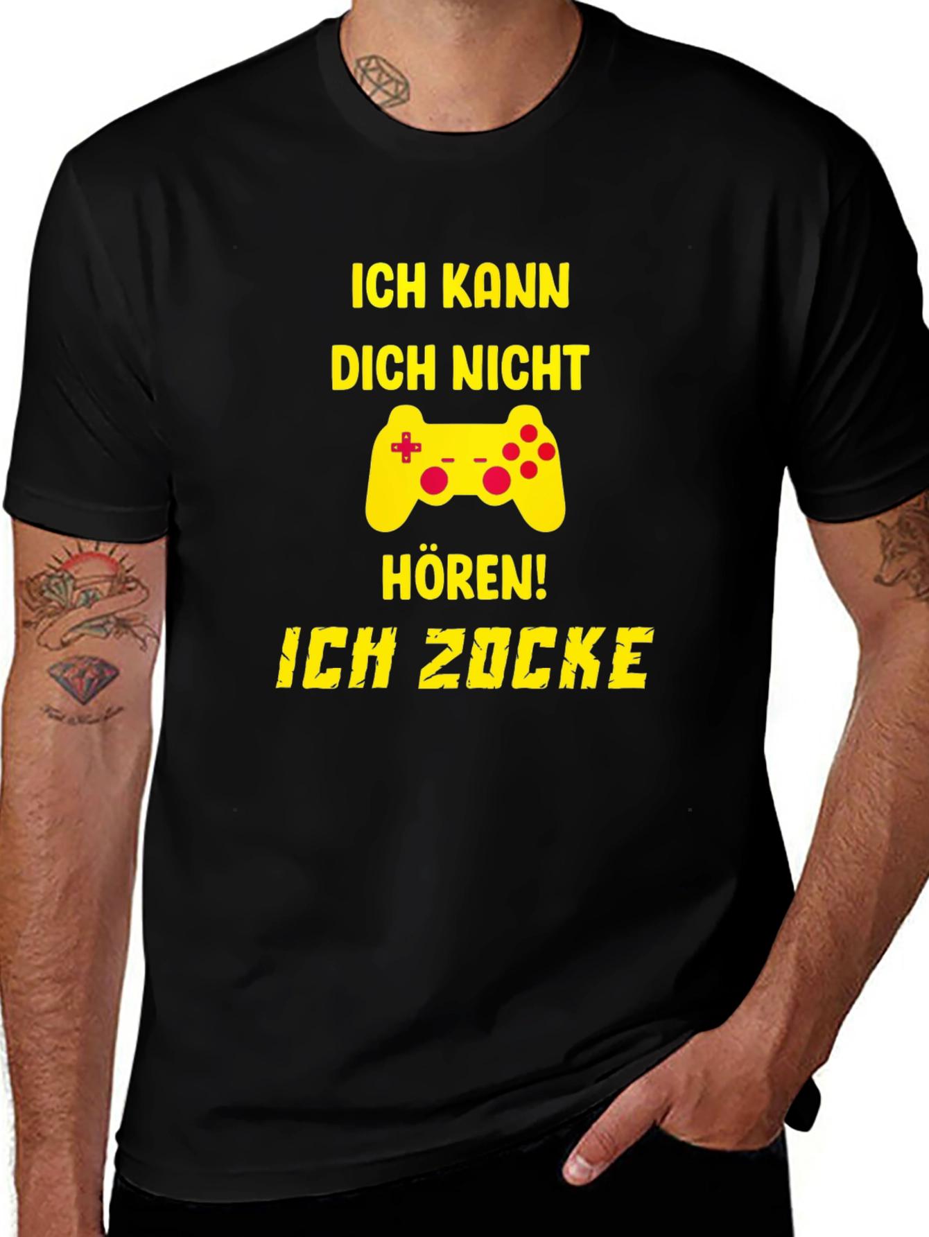 Ich Kann Dich Nicht Horen! Gamer T-Shirt