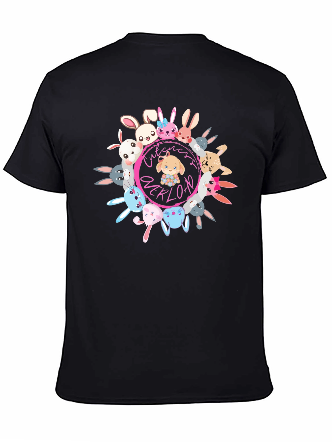Cuteness Overload Bunny Graphic T-Shirt