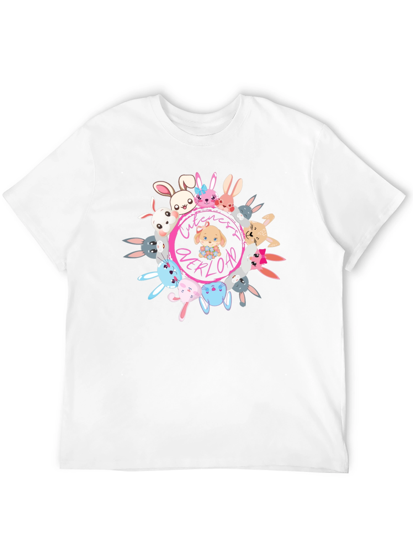 Cuteness Overload Bunny Graphic T-Shirt
