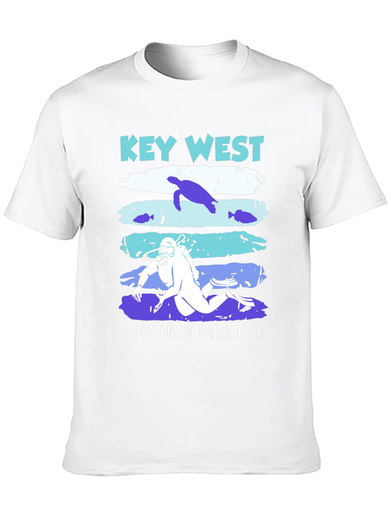 Key West Dive Into Paradise Graphic T-Shirt