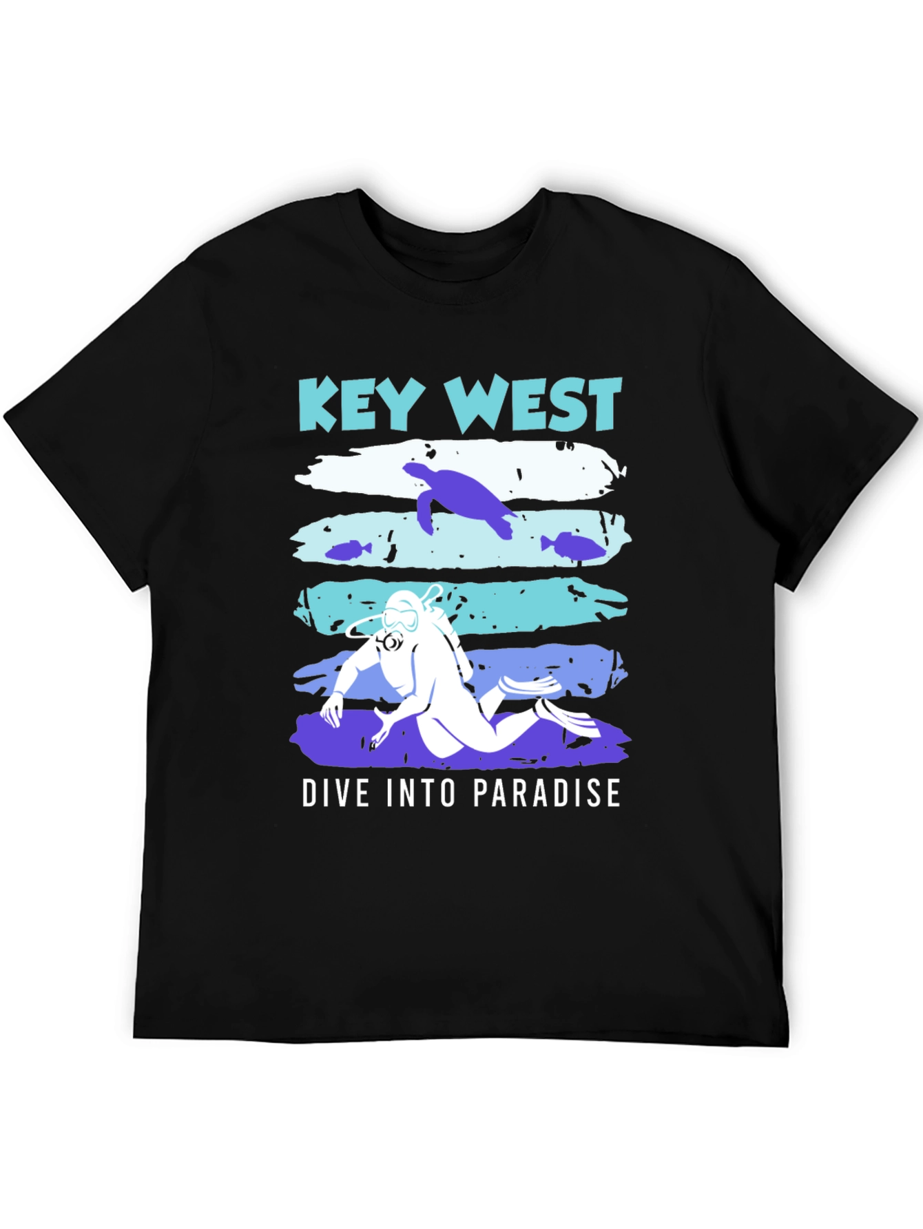 Key West Dive Into Paradise Graphic T-Shirt