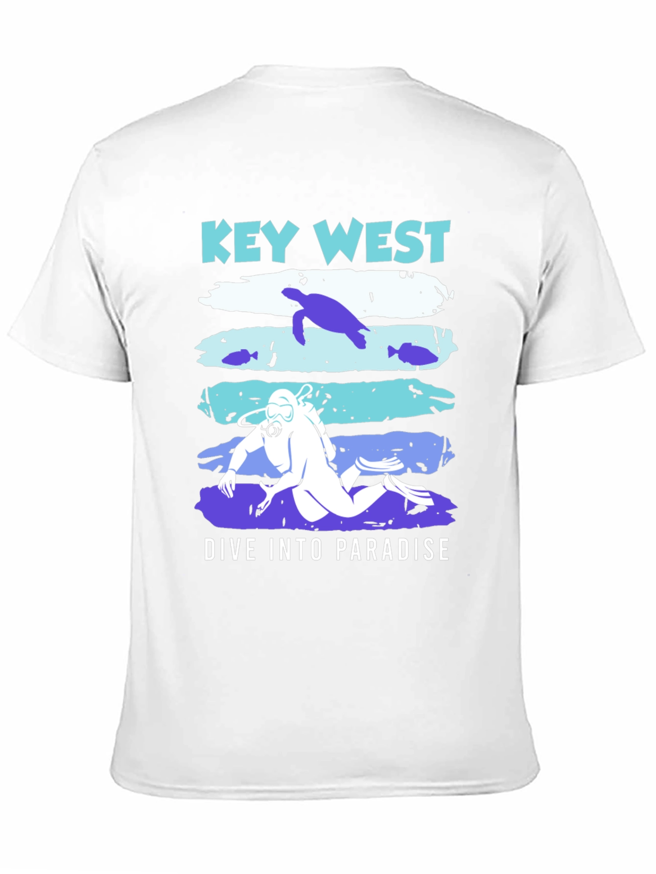 Key West Dive Into Paradise Graphic T-Shirt