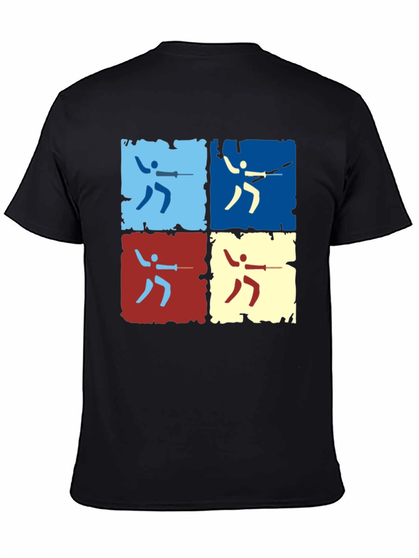 Fencing Pop Art T-Shirt