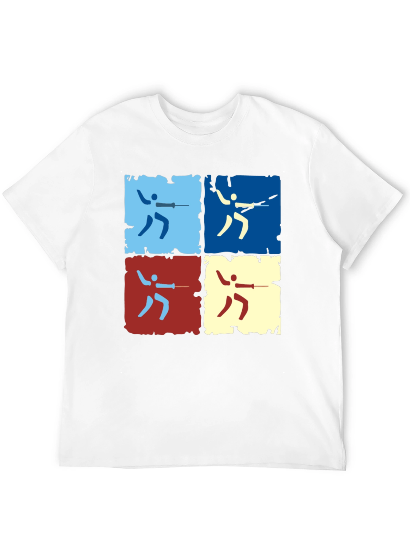 Fencing Pop Art T-Shirt