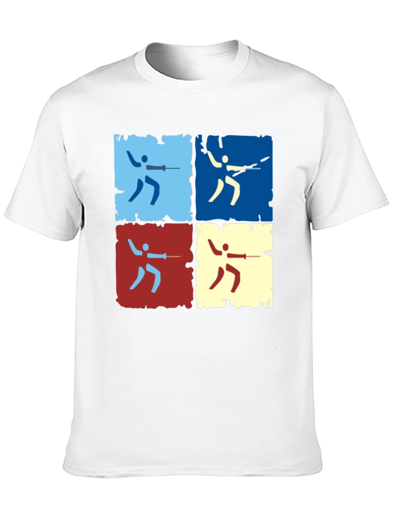 Fencing Pop Art T-Shirt