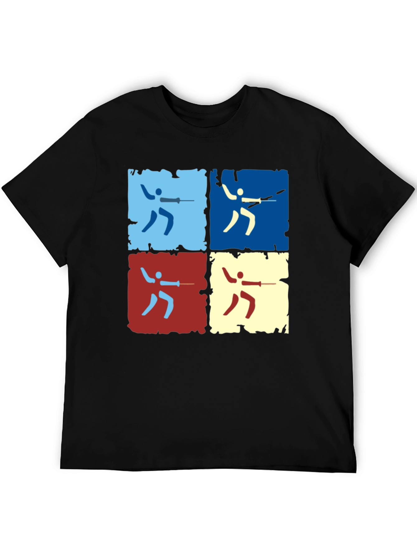 Fencing Pop Art T-Shirt