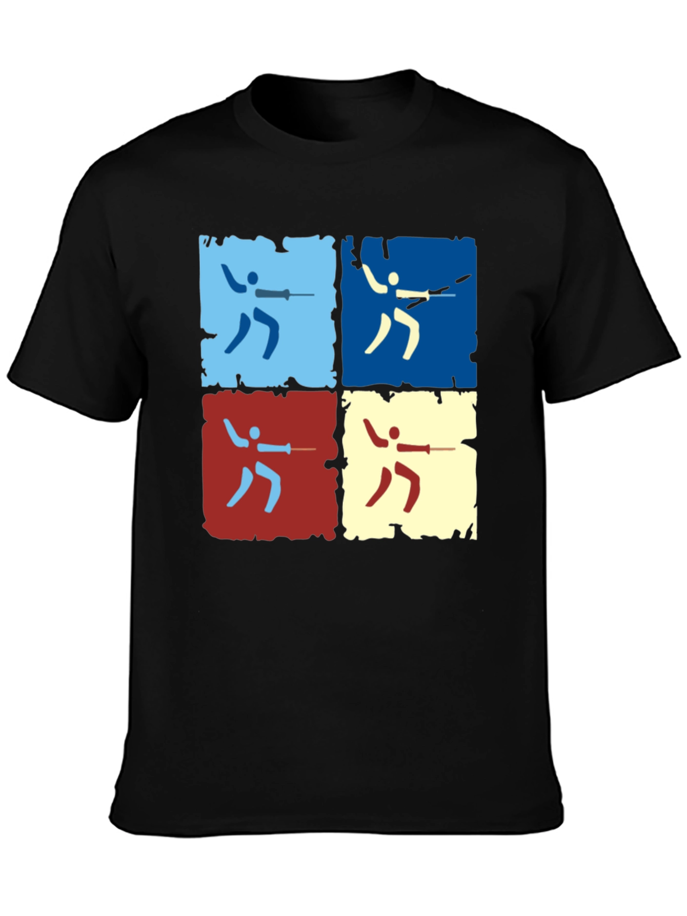 Fencing Pop Art T-Shirt