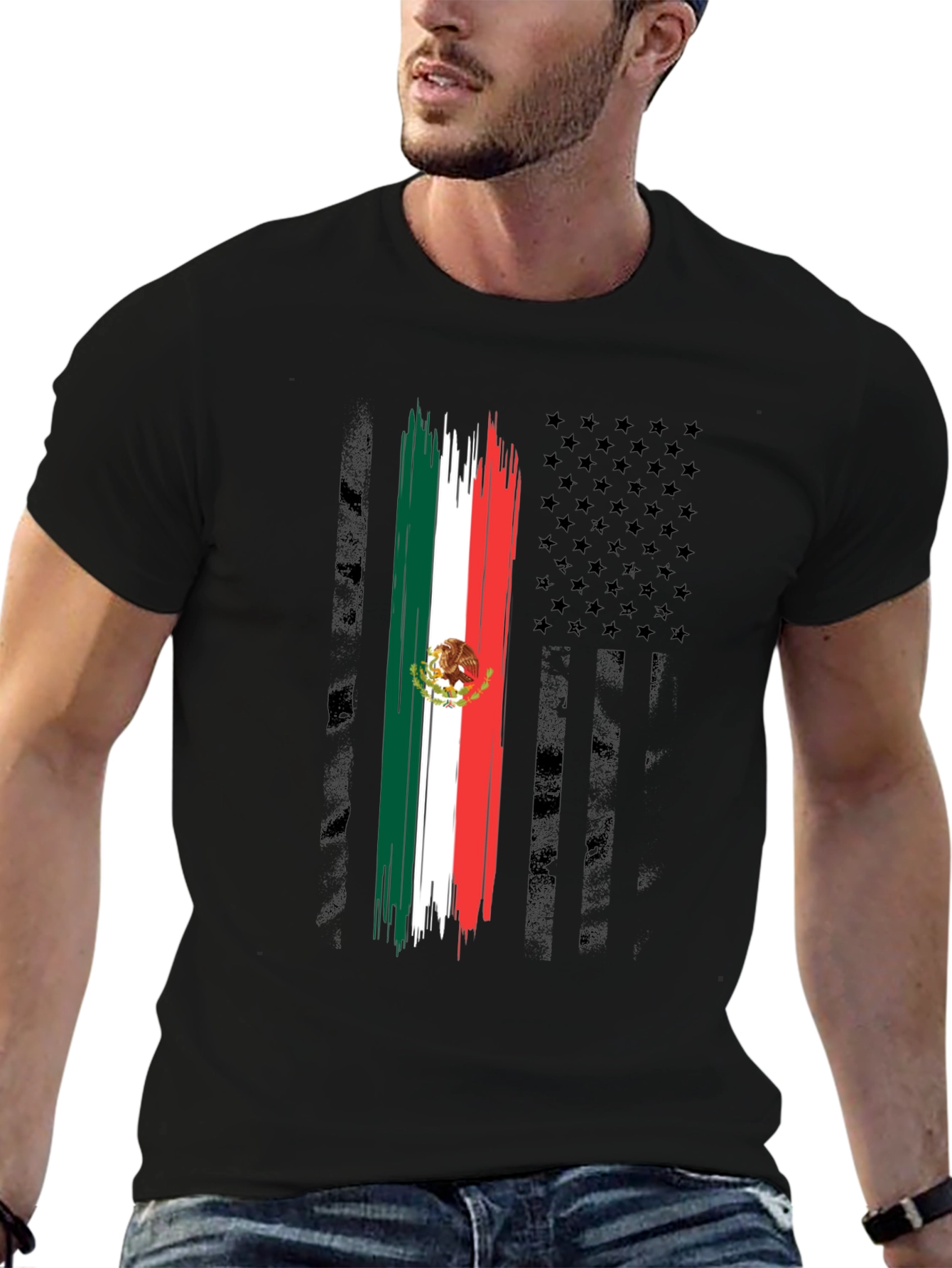 Mexican American Flag T-Shirt