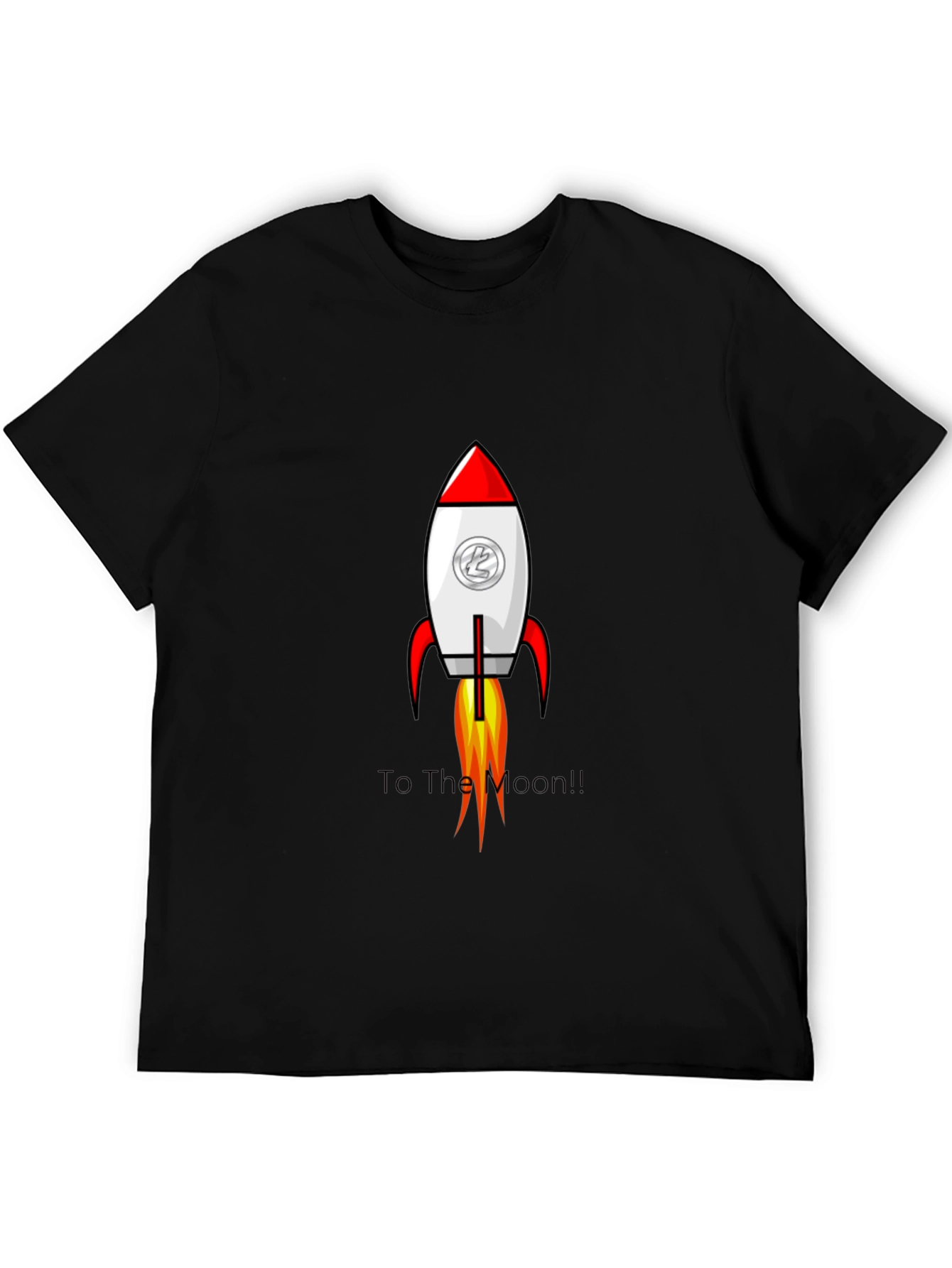 To The Moon Rocket Graphic Tee