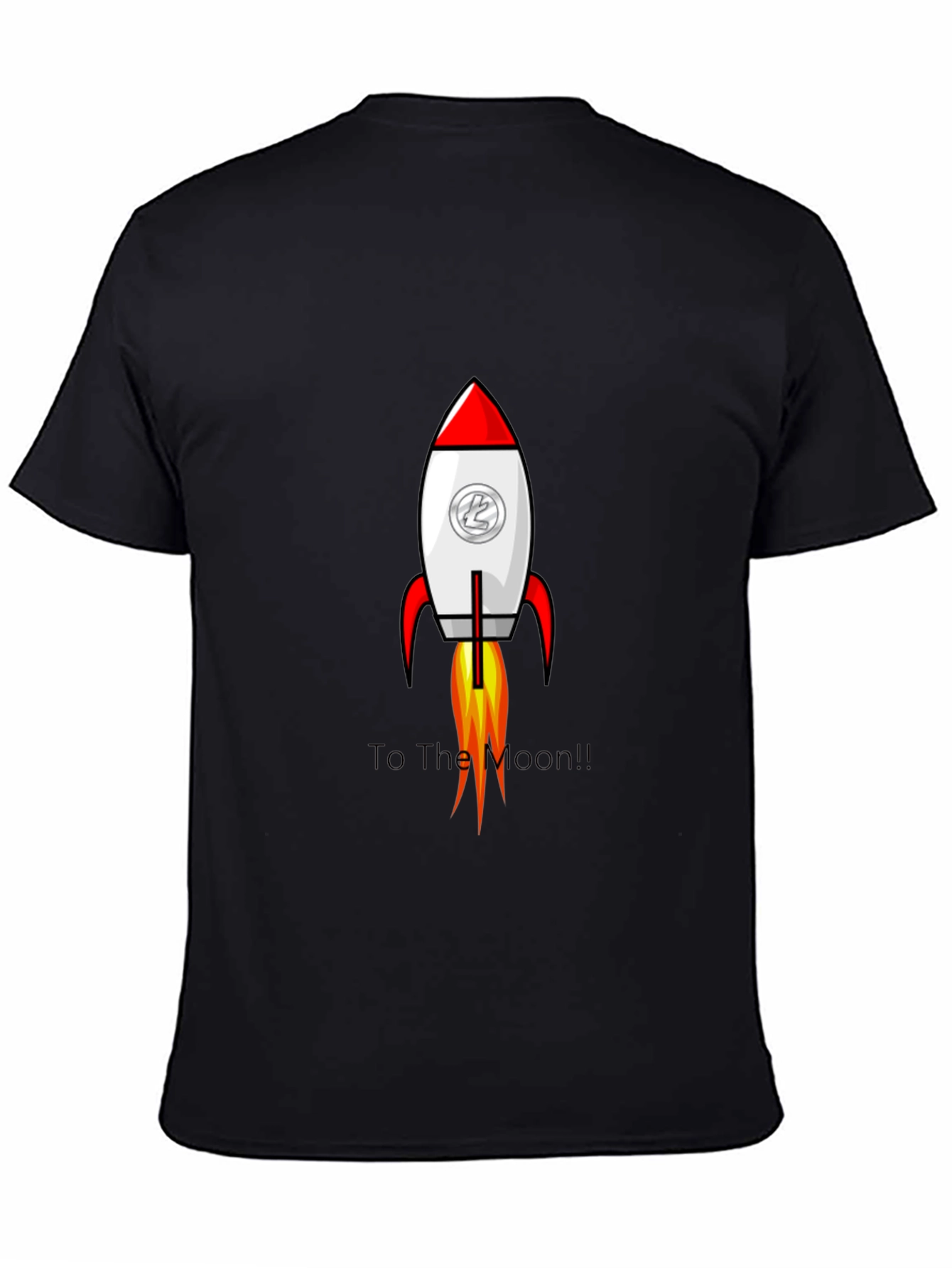 To The Moon Rocket Graphic Tee