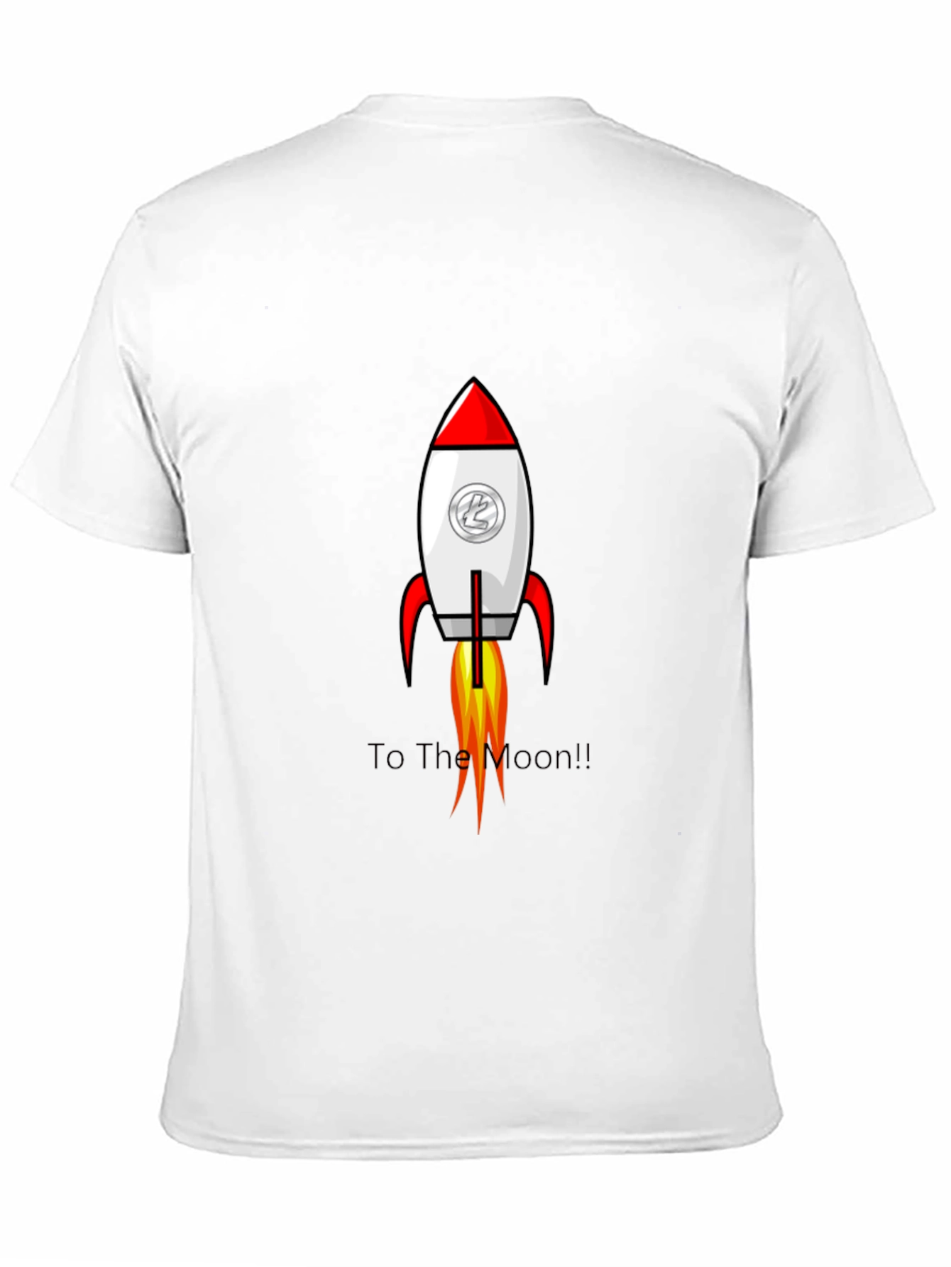 To The Moon Rocket Graphic Tee