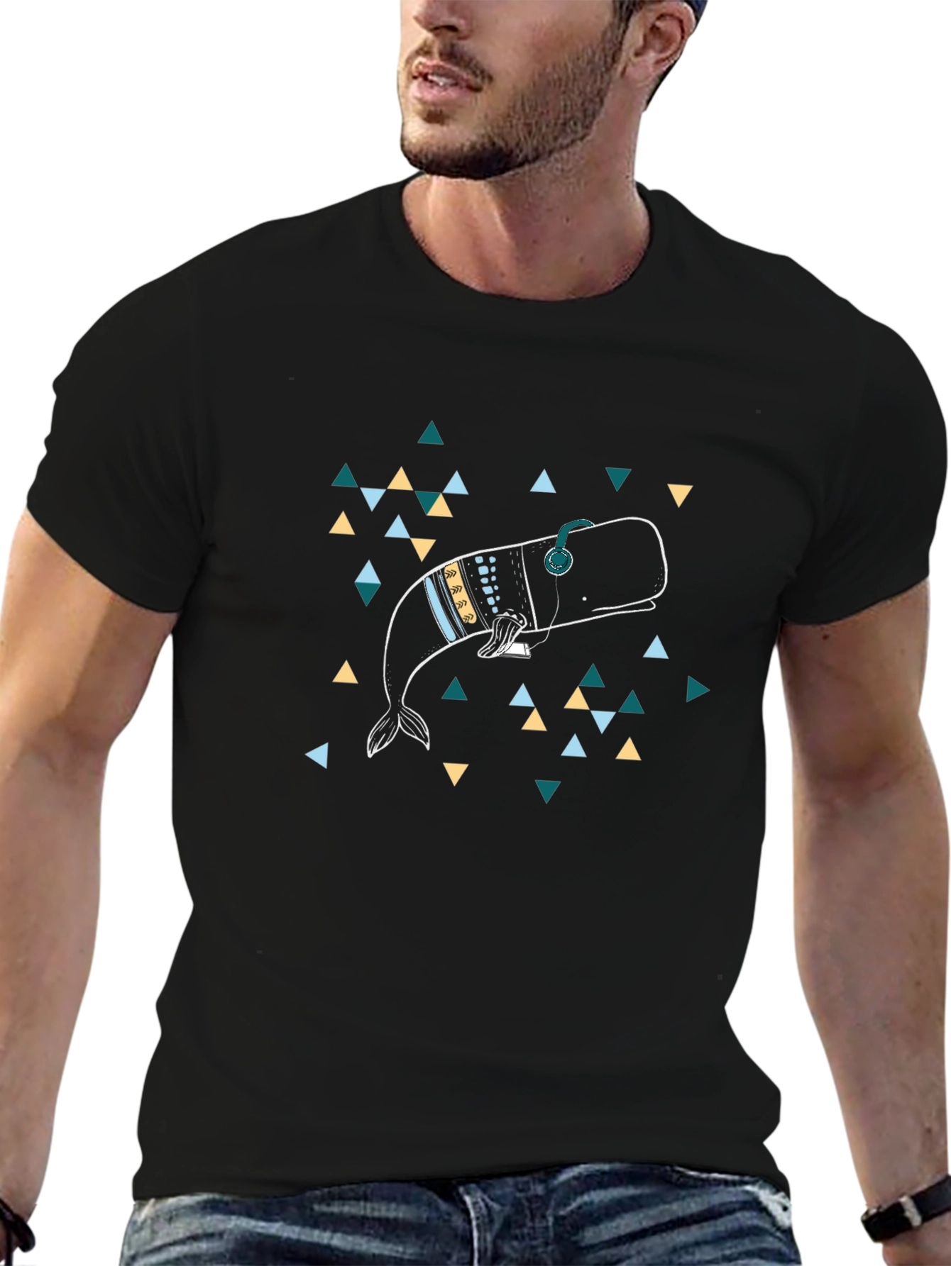 Whale Music T-Shirt - Black