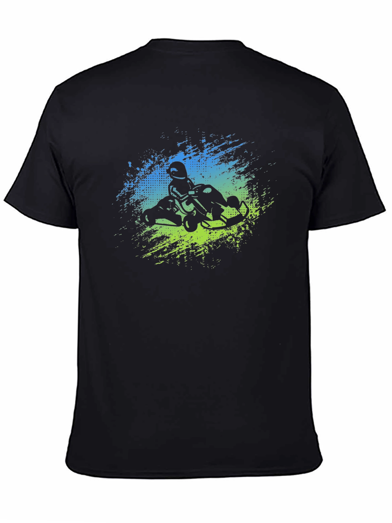 Go-Kart Racer Graphic T-Shirt - Black
