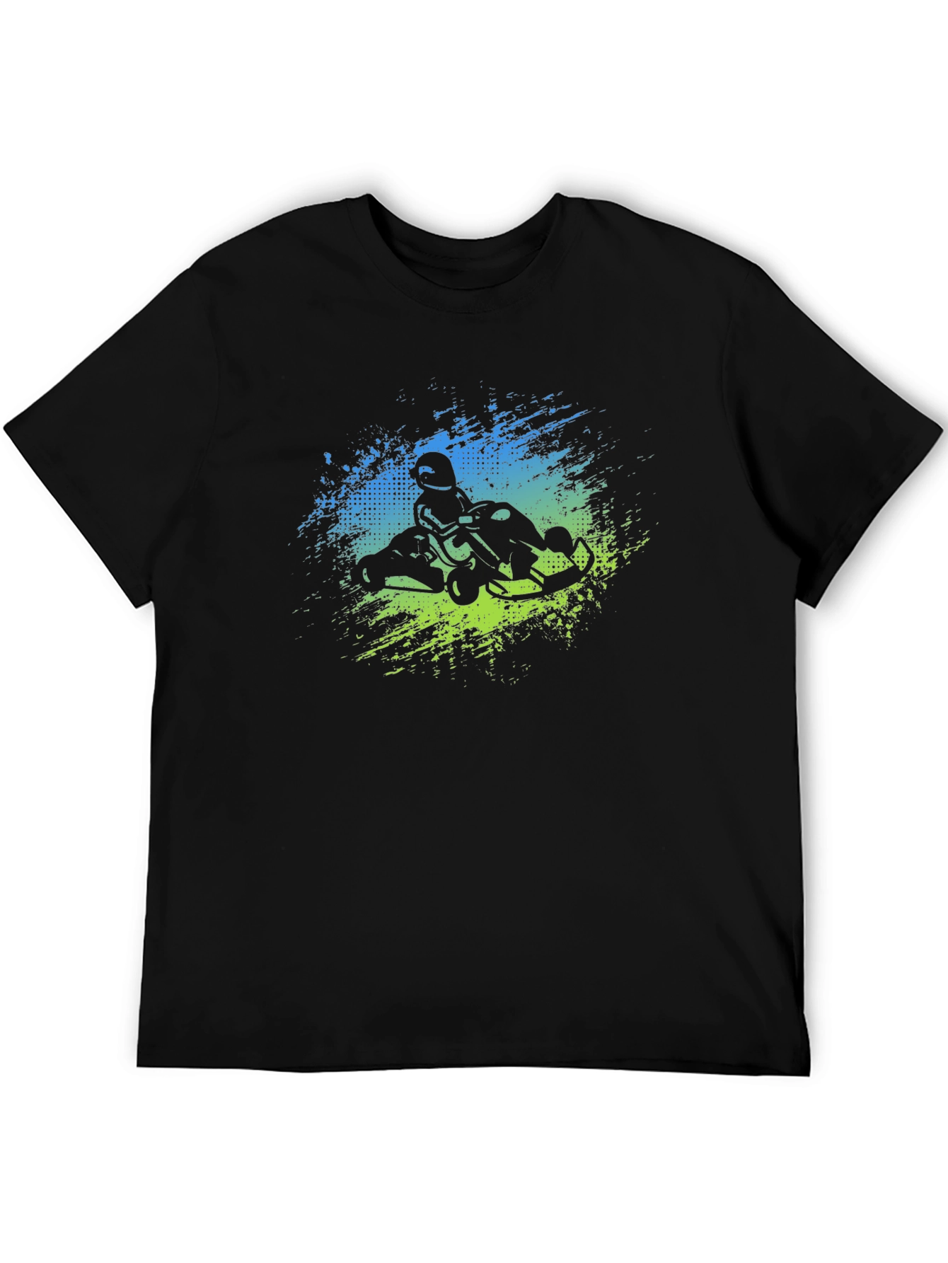 Go-Kart Racer Graphic T-Shirt - Black