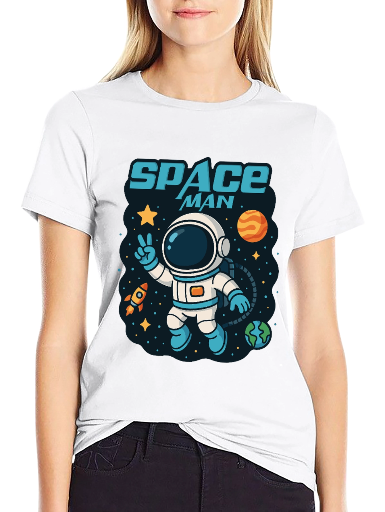 Space Man T-Shirt - Astronaut Design