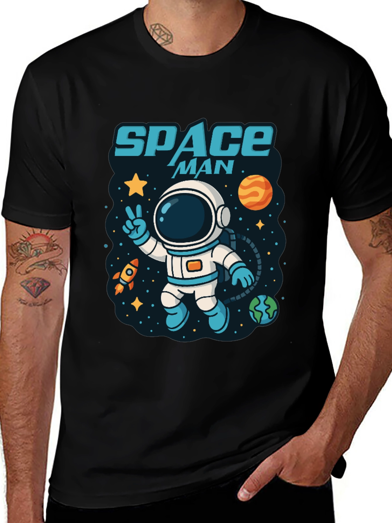 Space Man T-Shirt - Astronaut Design