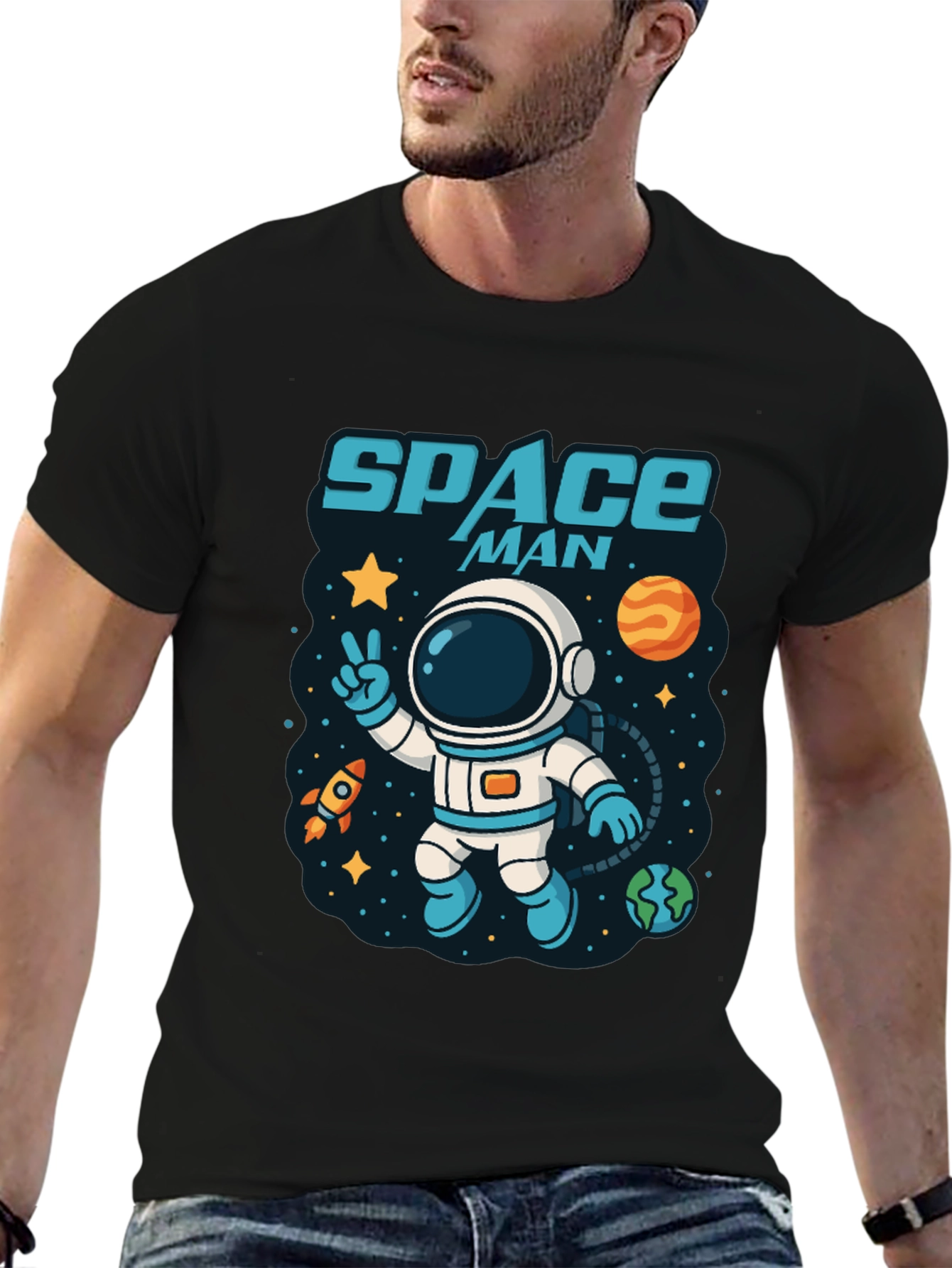 Space Man T-Shirt - Astronaut Design
