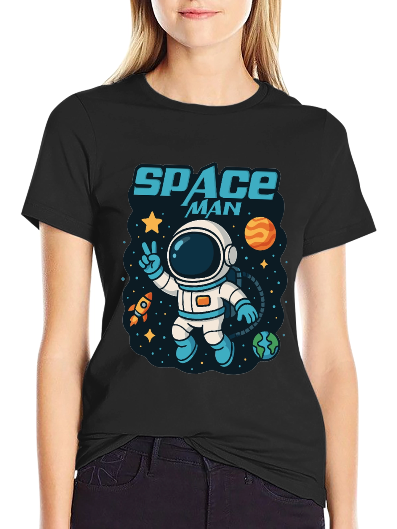 Space Man T-Shirt - Astronaut Design