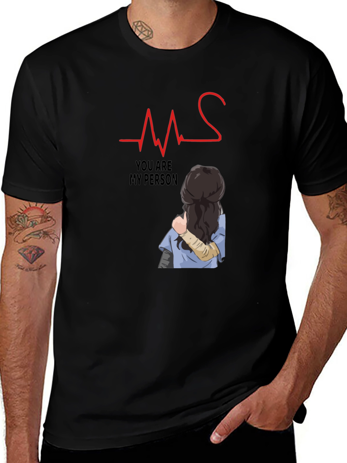 You Are My Person Heartbeat Graphic Tee