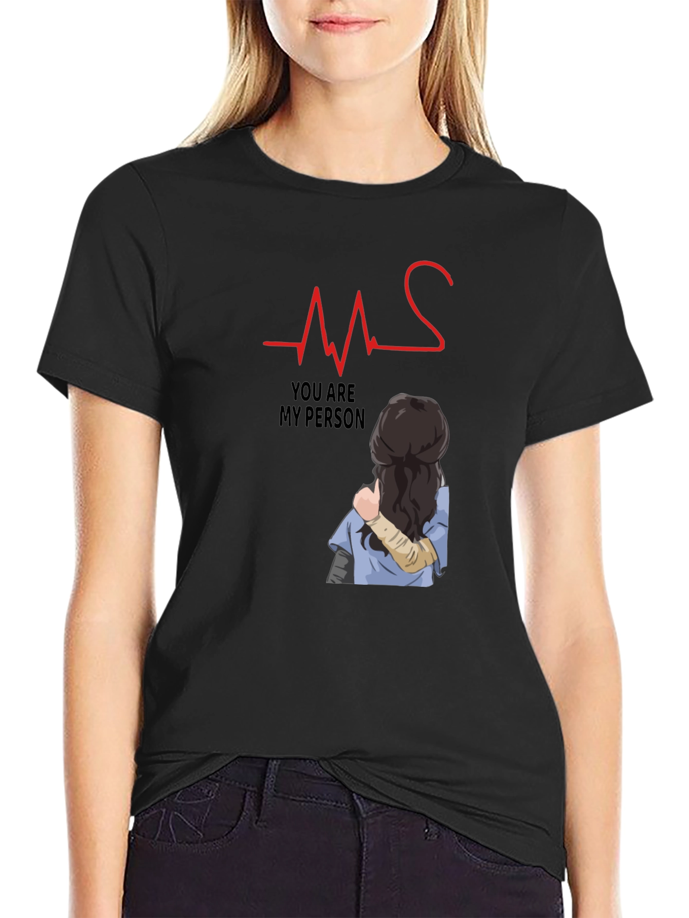 You Are My Person Heartbeat Graphic Tee