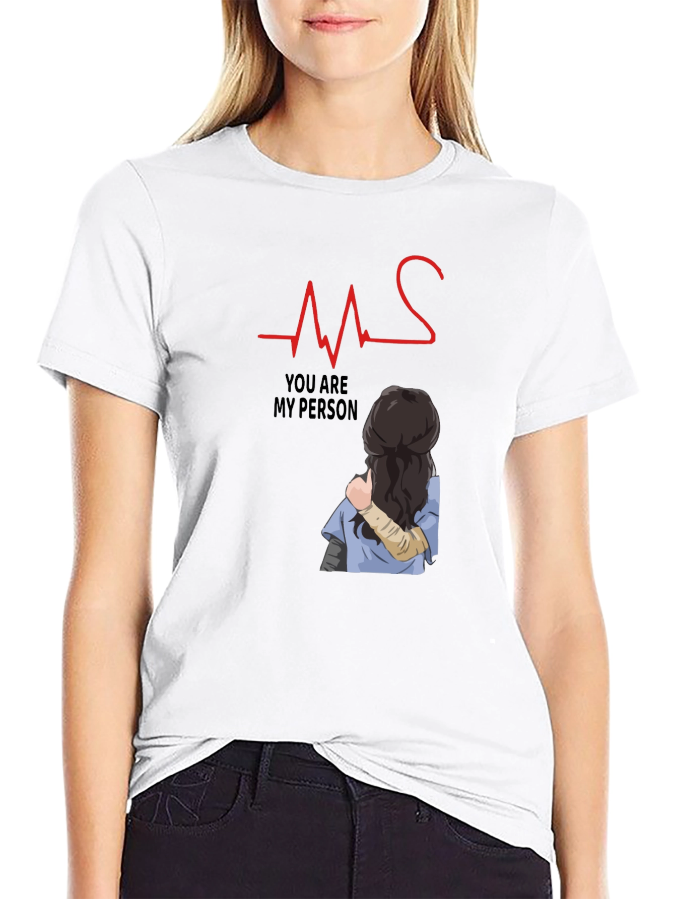 You Are My Person Heartbeat Graphic Tee