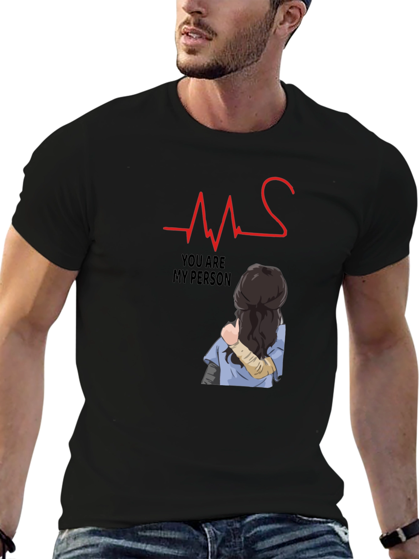 You Are My Person Heartbeat Graphic Tee