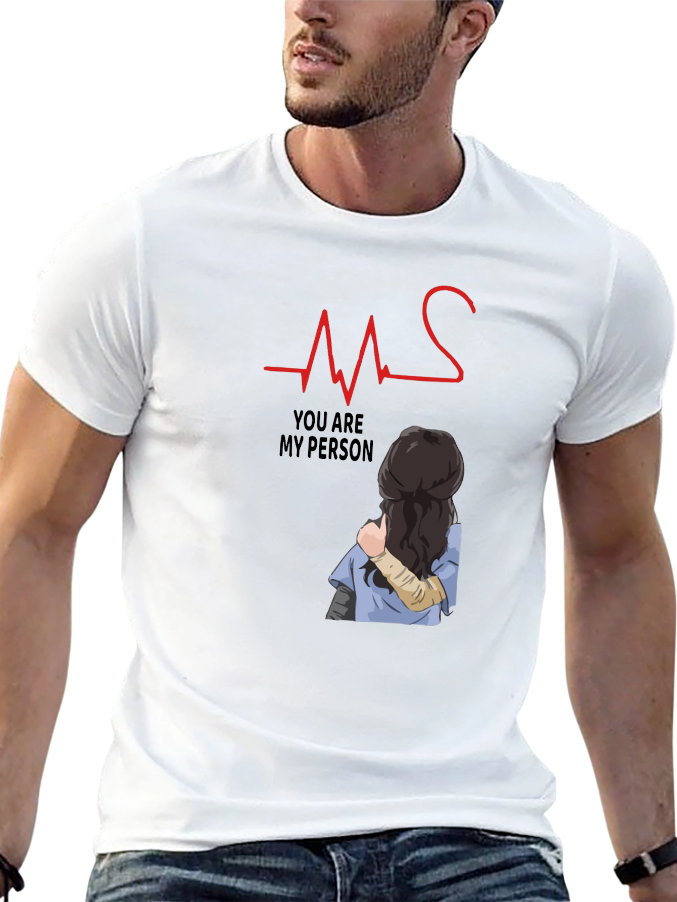 You Are My Person Heartbeat Graphic Tee