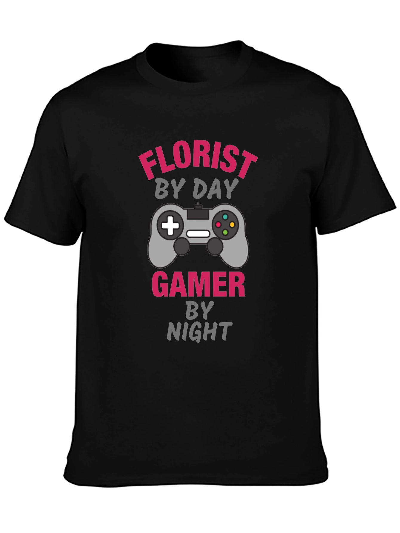 Florist by Day Gamer by Night Graphic Tee
