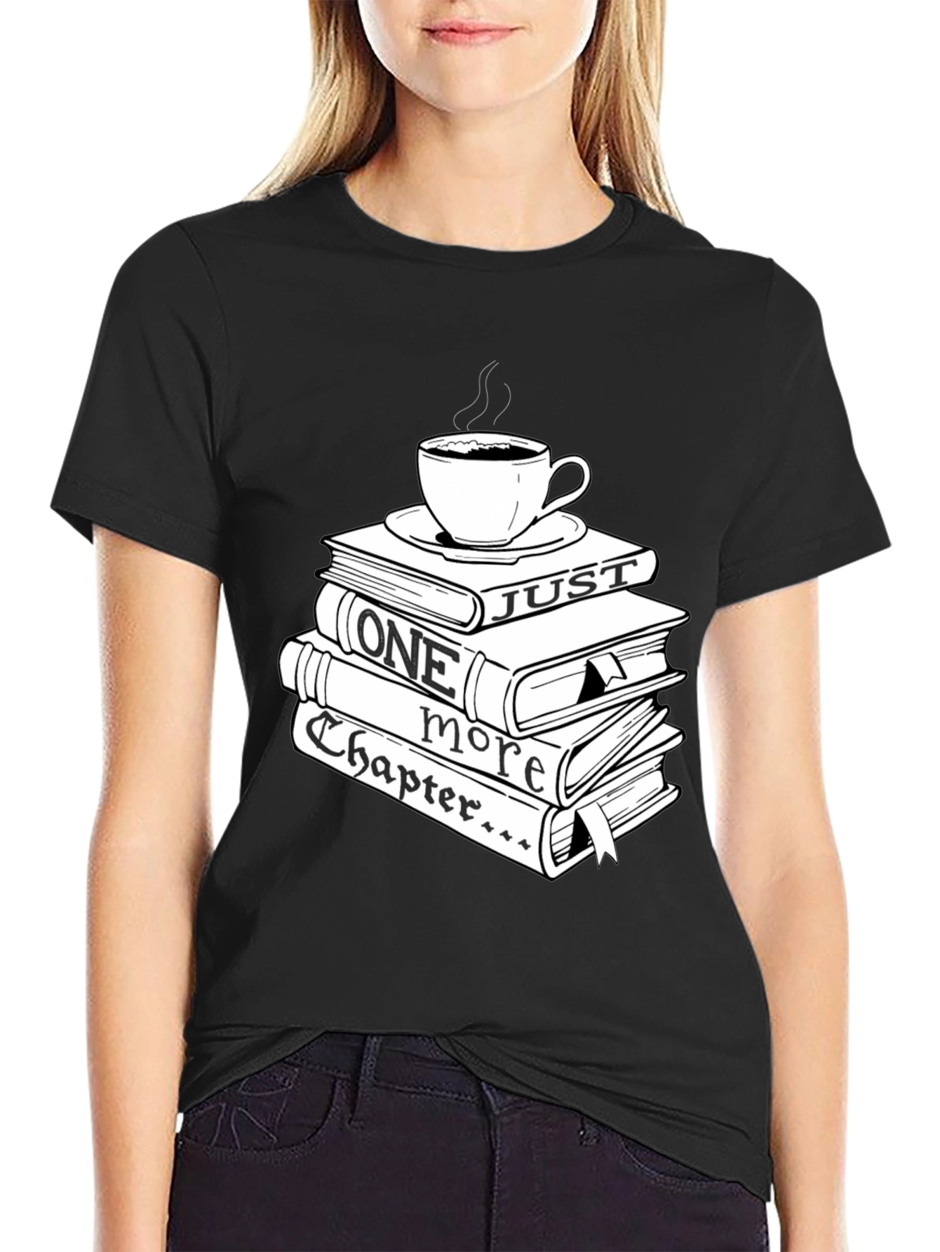 Book Lovers Tee: Just One More Chapter