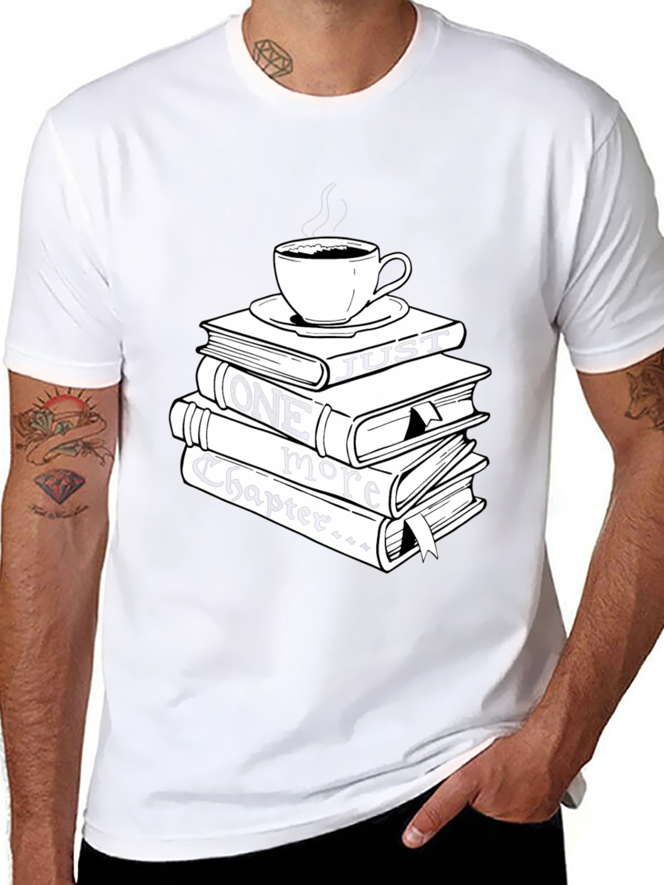 Book Lovers Tee: Just One More Chapter