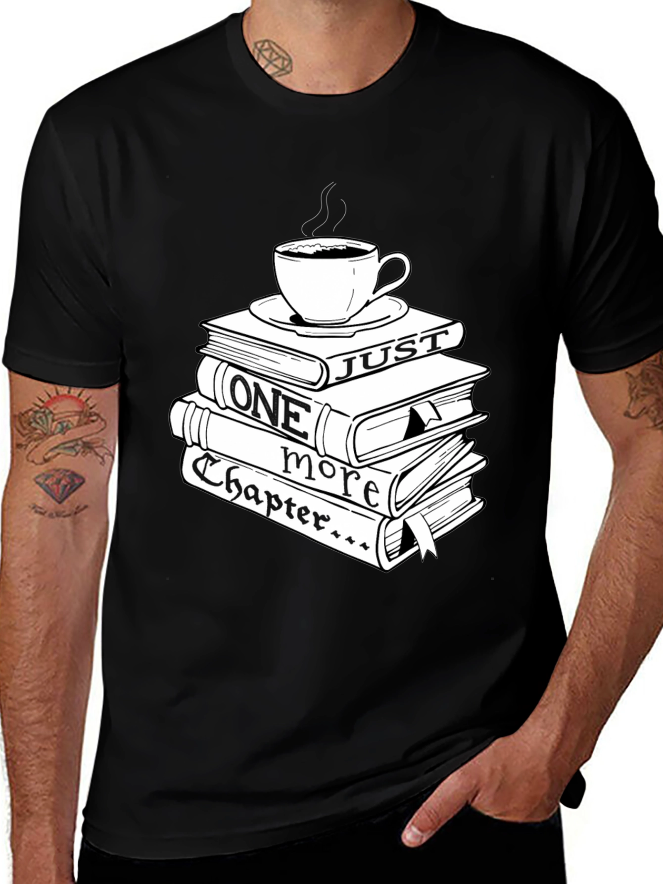 Book Lovers Tee: Just One More Chapter
