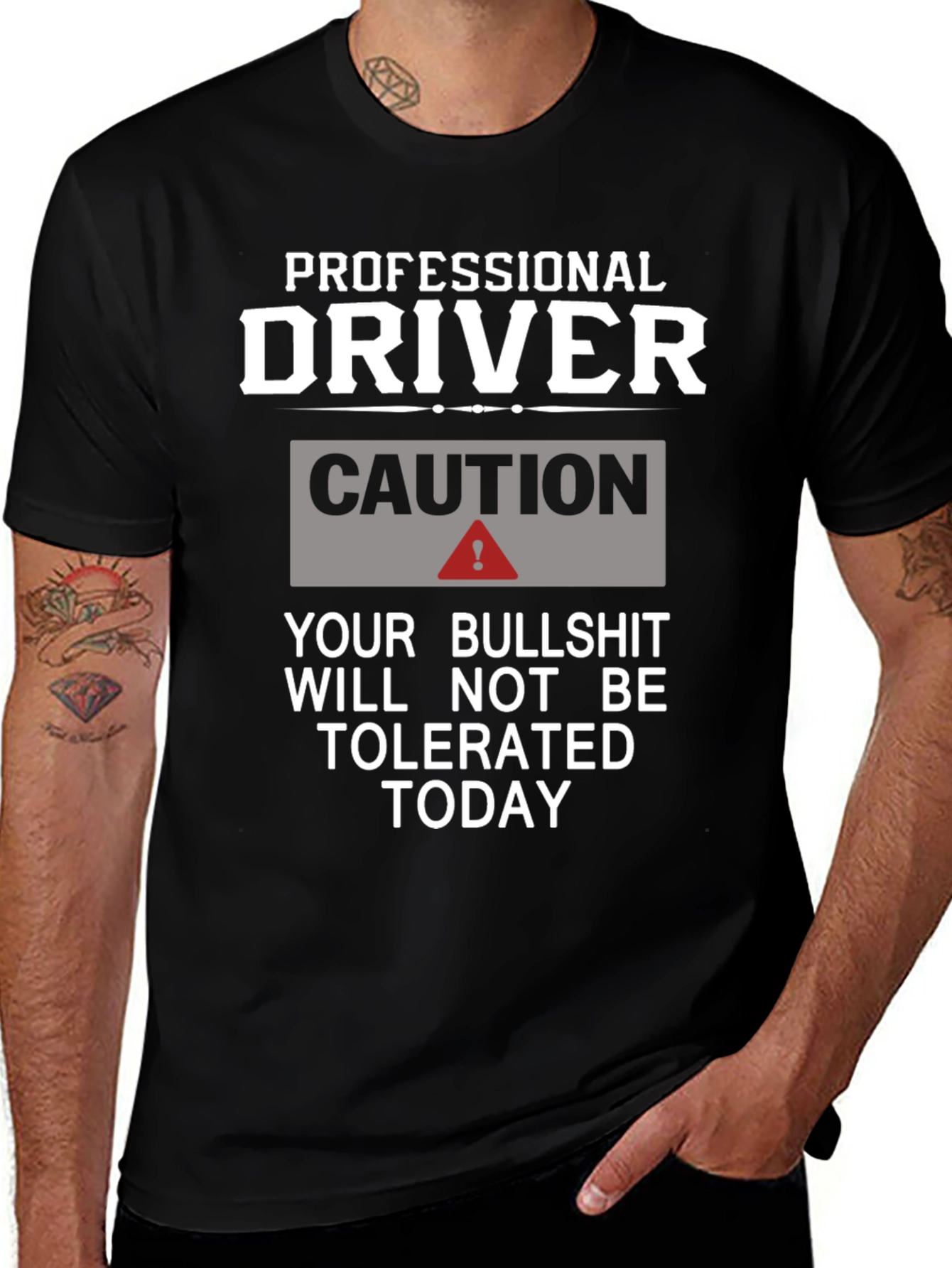 Professional Driver Caution T-Shirt