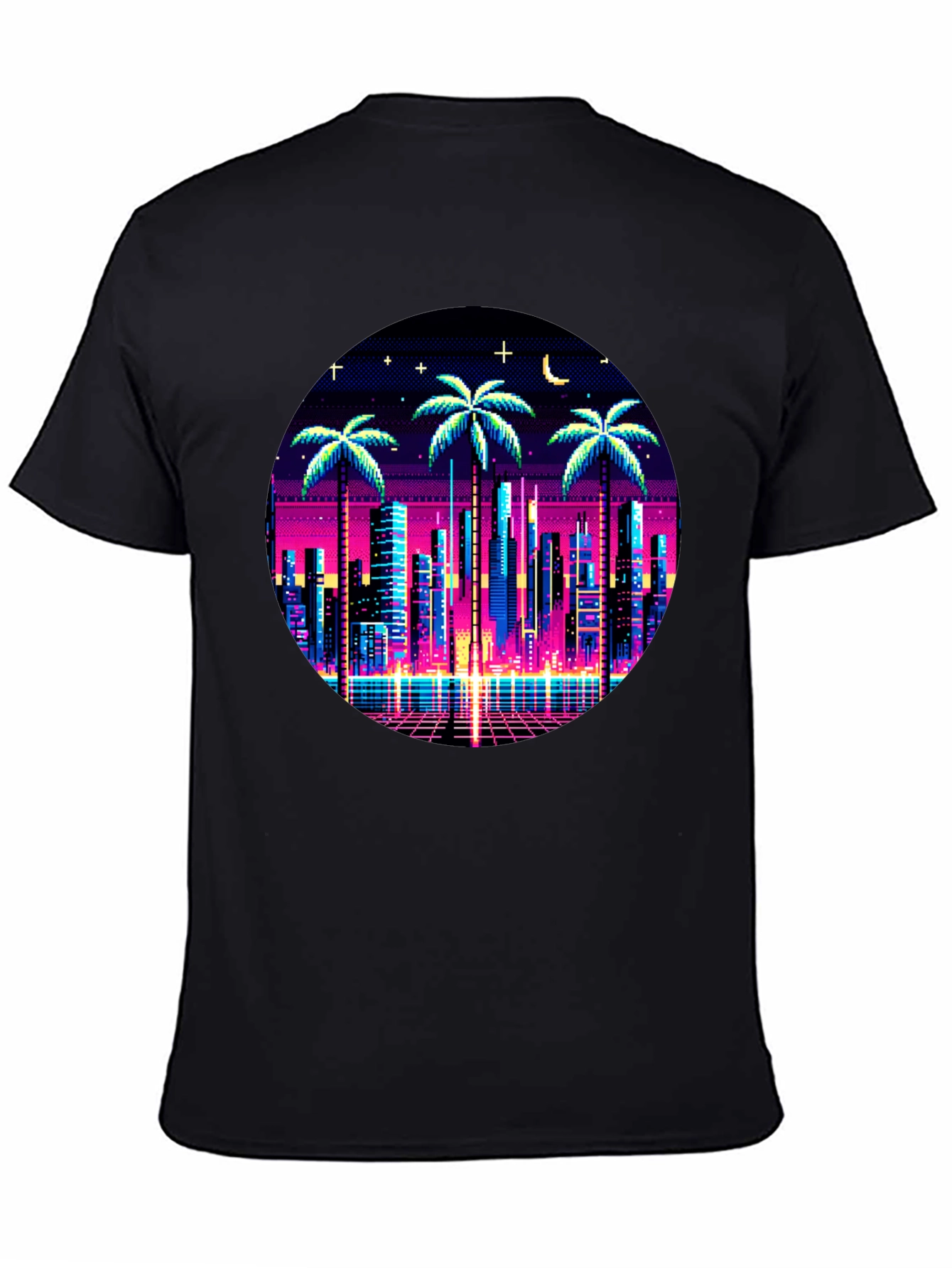 Retro Pixel City T-Shirt