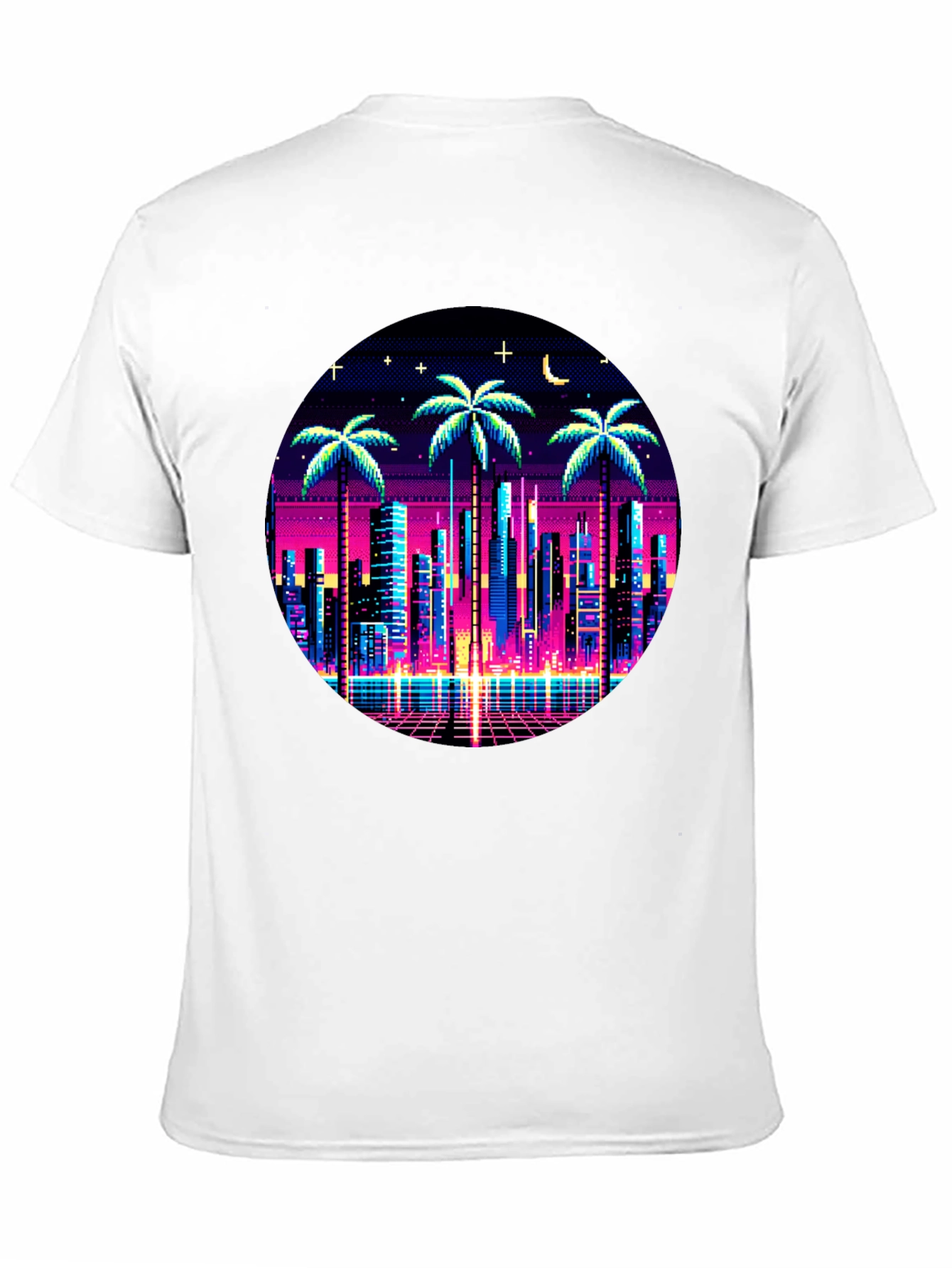 Retro Pixel City T-Shirt