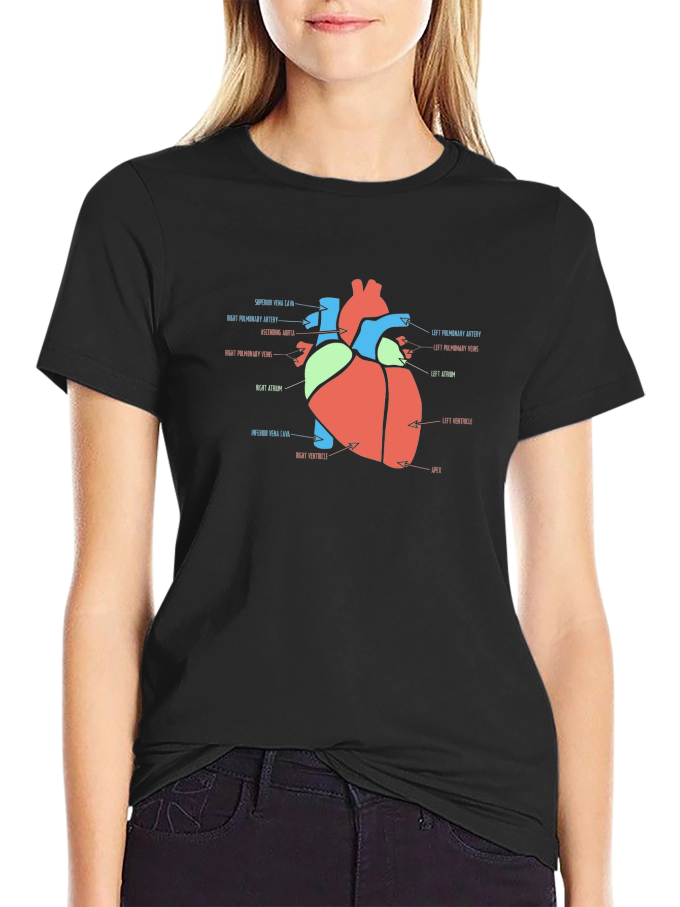 Anatomy Heart T-Shirt - Medical Science Tee