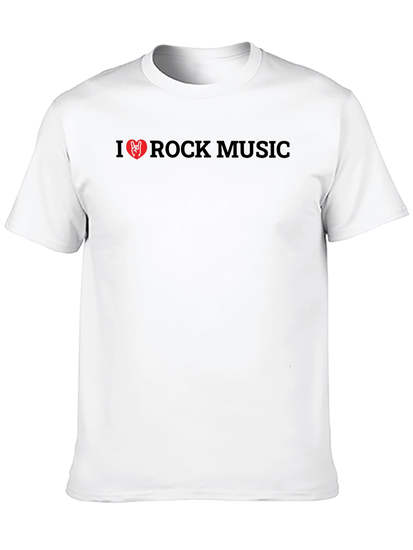 I Love Rock Music Graphic T-Shirt